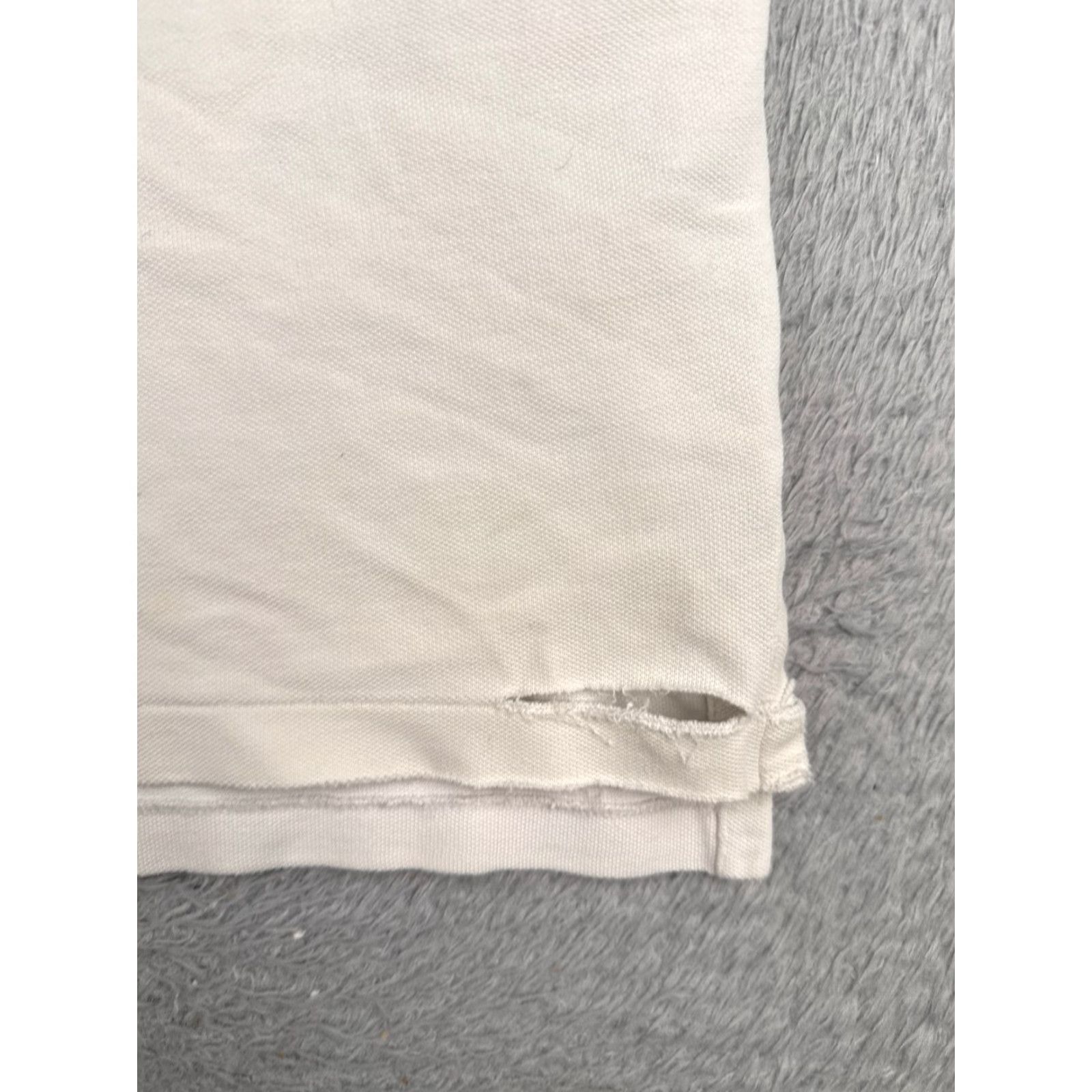 Ralph Lauren VINTAGE Polo Ralph Lauren Shirt Adult XL White Polo, 100% Cotton, Short Sleeve, Slim Fit, Men, 44 Chest, Logo Embroidered, 1990s/Classic Sports Theme Size US XL / EU 56 / 4 - 6 Thumbnail
