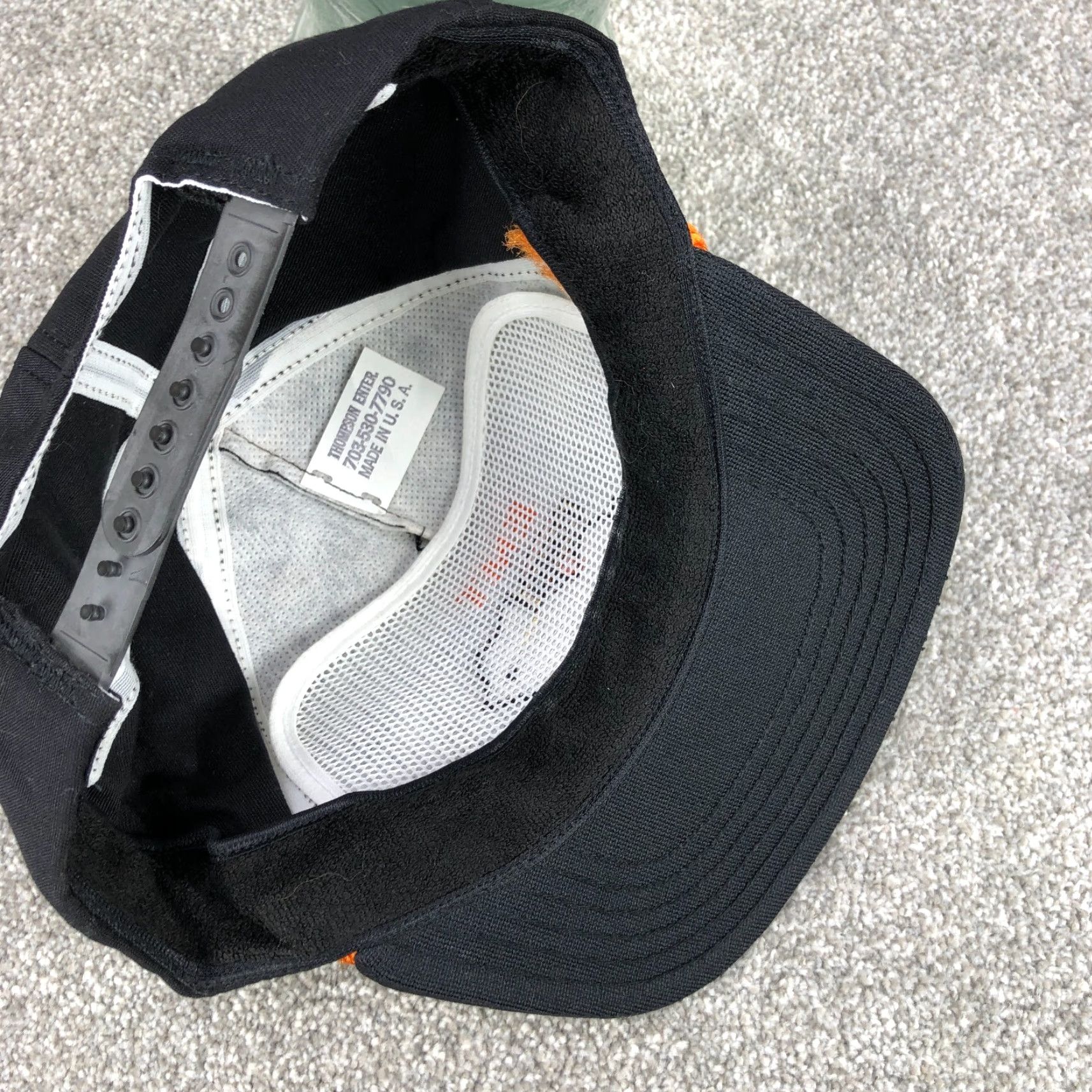 Coal VINTAGE Coal Trucker Hat Cap Snap Back Black USA Virginia Coal Mining Rope 90s Hat Mens Adjustable Twill Classic 80s 90s USA Advertising Size ONE SIZE - 6 Thumbnail