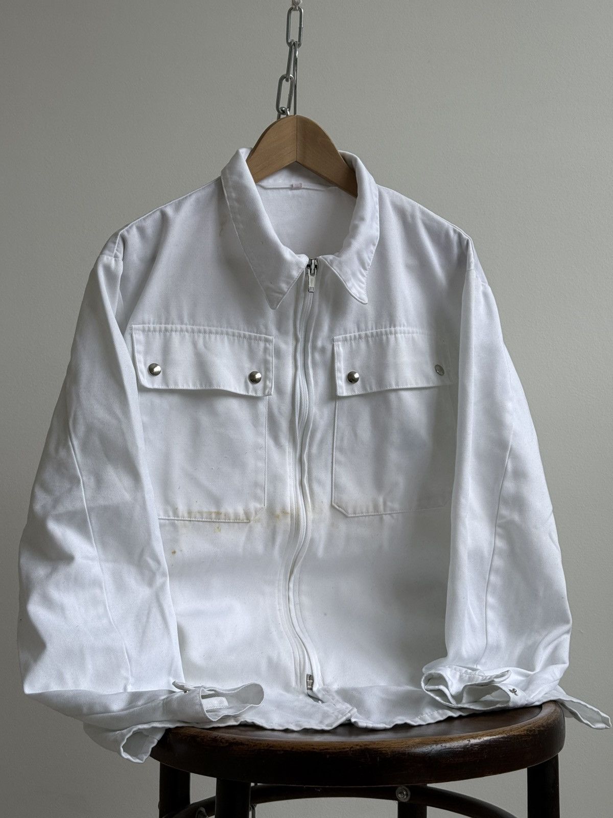 Le Laboureur Vintage 80s French Work Jacket Size US M / EU 48-50 / 2 - 1 Thumbnail