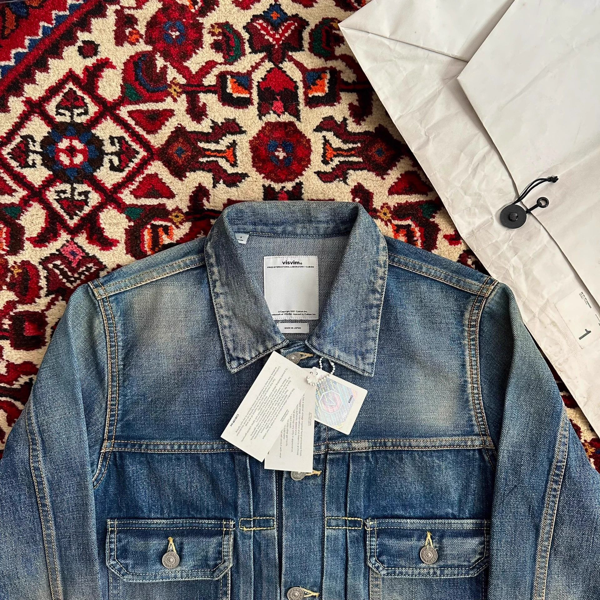 Visvim visvim 13ss 101 1 denim jacket oily yellow mud wash Size US S / EU 44-46 / 1 - 3 Thumbnail