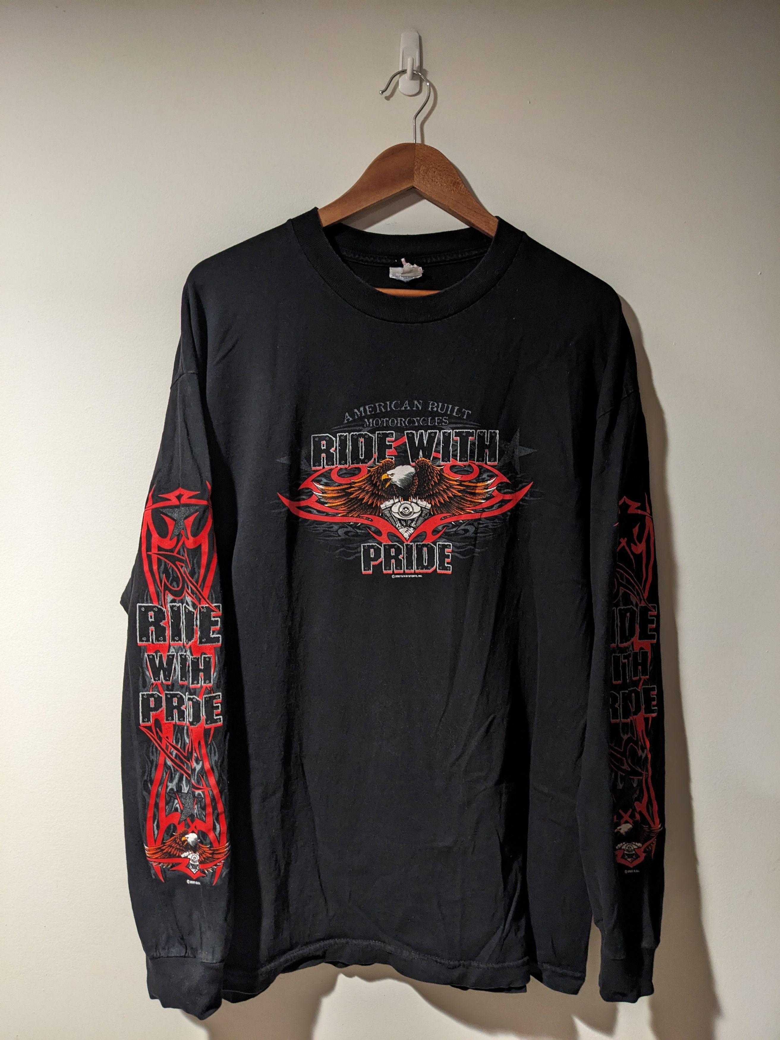 Other Vintage 2007 Ride Motorcycle Harley Davidson Long-Sleeve Size US XL / EU 56 / 4 - 1 Thumbnail