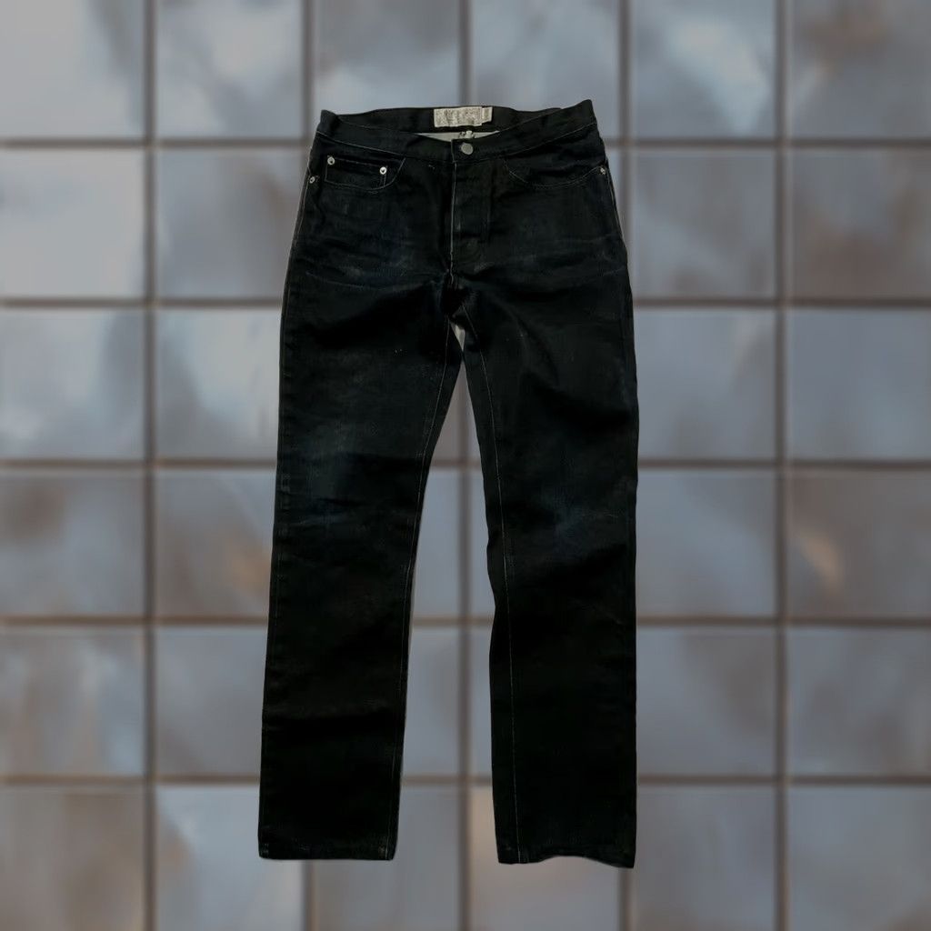 RHODE Shipley & Halmos Rhodes Fit Button Fly Distressed Slim Skinny Denim Jeans Sz. 30 Mens Jeans Blue Distressed Slim Skinny 30 Regular Slim Mens Shirt Size US 30 / EU 46 - 1 Thumbnail