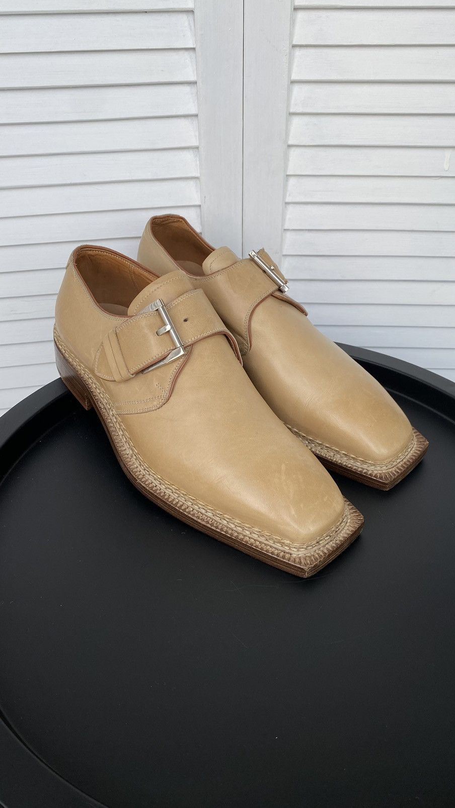 Bettanin & Venturi Bettanin & Venturi Monkstrap Leather Shoes Norvegese Welted Size US 10 / EU 43 - 10 Thumbnail