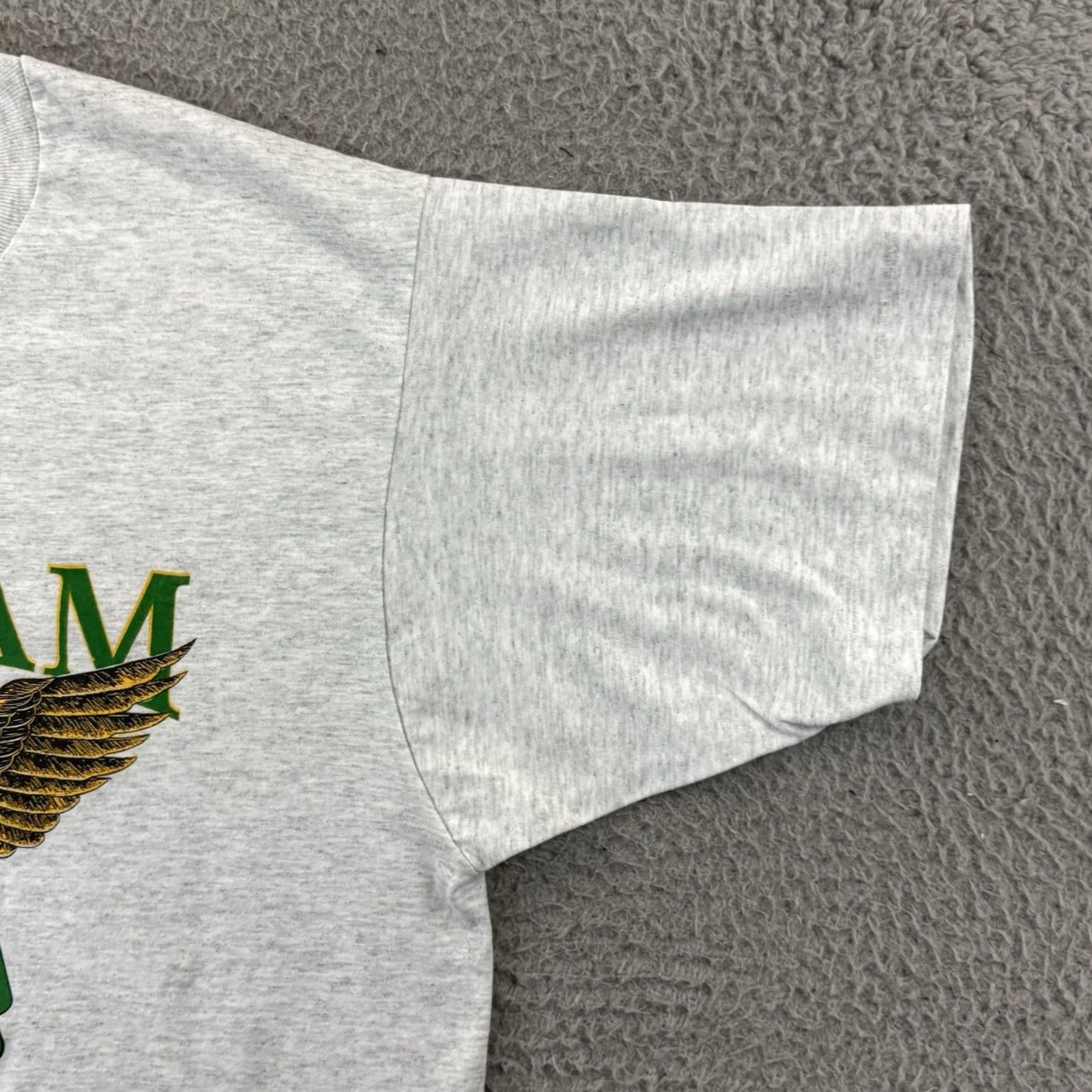 Vintage VINTAGE Vietnam Veterans Memorial Shirt Mens XL Gray Short Sleeve 90s Military Shirt Size US XL / EU 56 / 4 - 5 Thumbnail