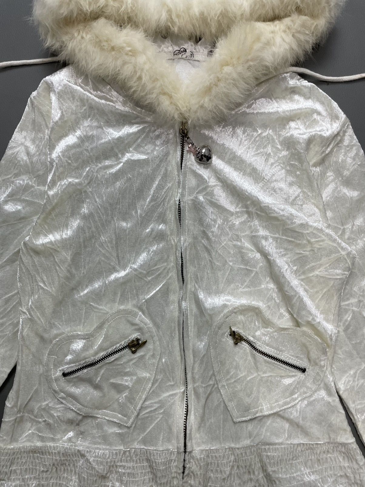 Hysteric Glamour Tralala-Trilili Y2k Fur Zip hoodie Size S / US 4 / IT 40 - 4 Thumbnail