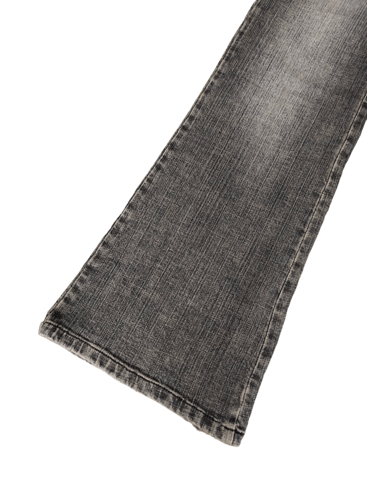 If Six Was Nine Flare Jeans Nylaus Distress Faded Boot Cut Y2k Mudmax Size US 29 - 9 Thumbnail