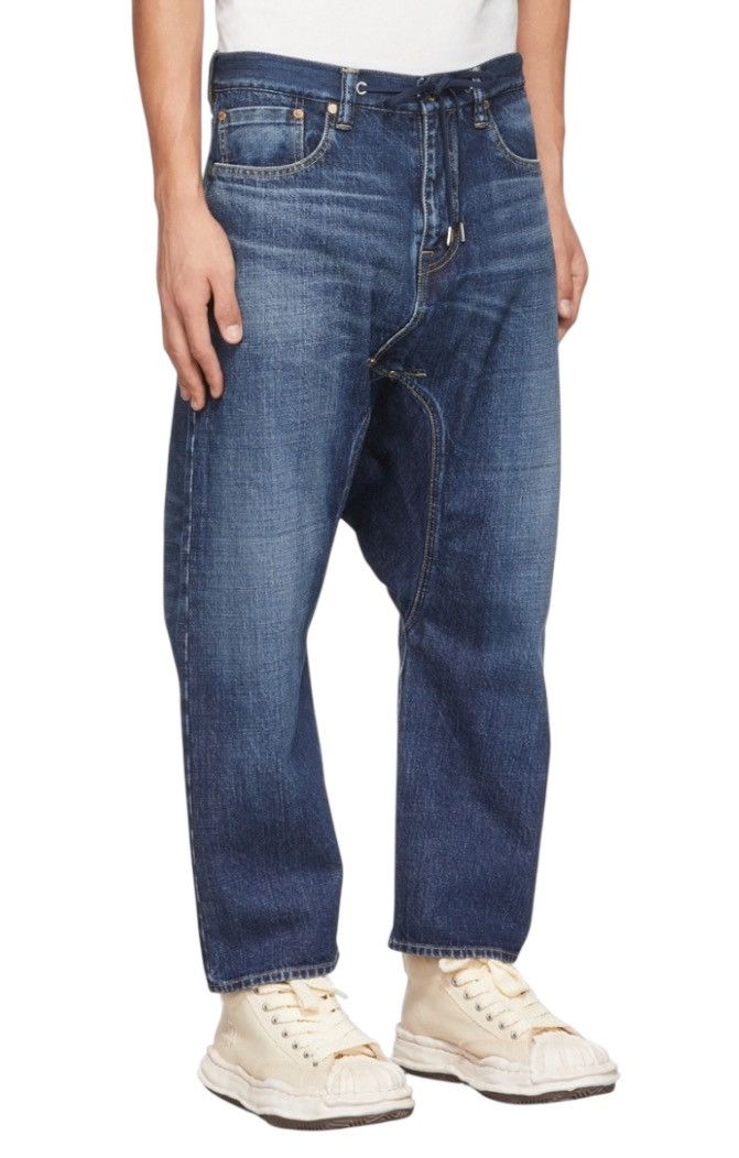 Designer × Fumito Ganryu Fumito Ganryu Selvedge Indigo 5-Pocket Sarrouel Denim Size US 32 / EU 48 - 3 Thumbnail