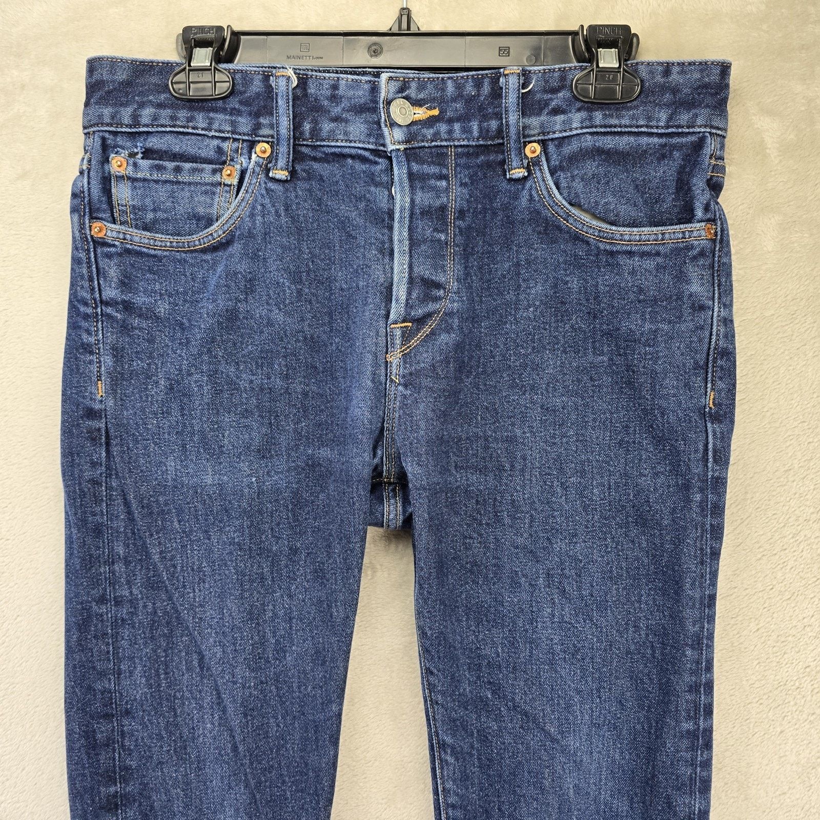 Buck Mason Buck Mason Jeans 32X28 Maverick Slim Denim *FLAWS* Size US 32 / EU 48 - 2 Thumbnail