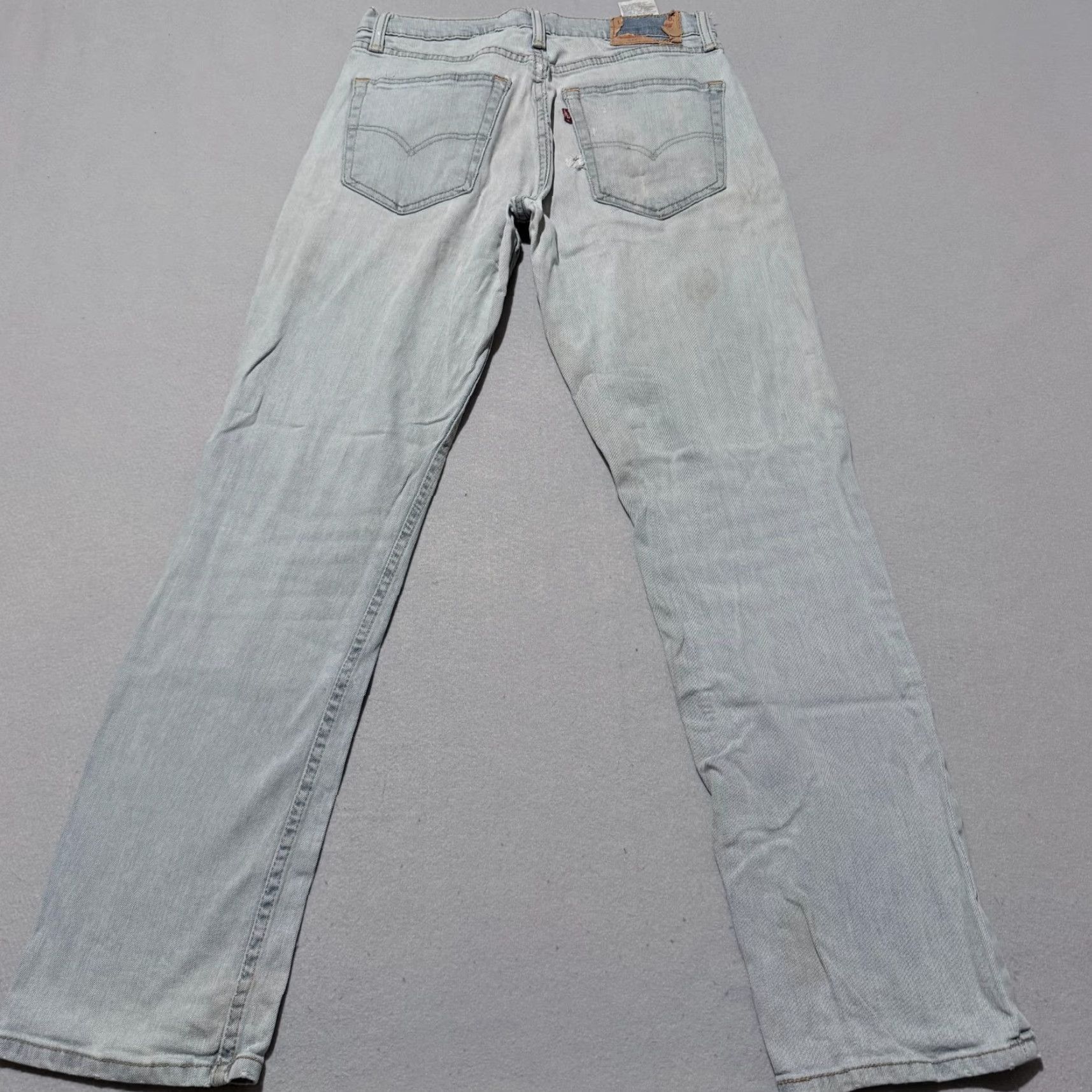 Levi's Levi’s 514 Jeans Men Blue Denim Classic Straight Fit Zip Fly Distressed 30x32 - Jeans Color: Blue Mens Size US 30 / EU 46 - 2 Thumbnail