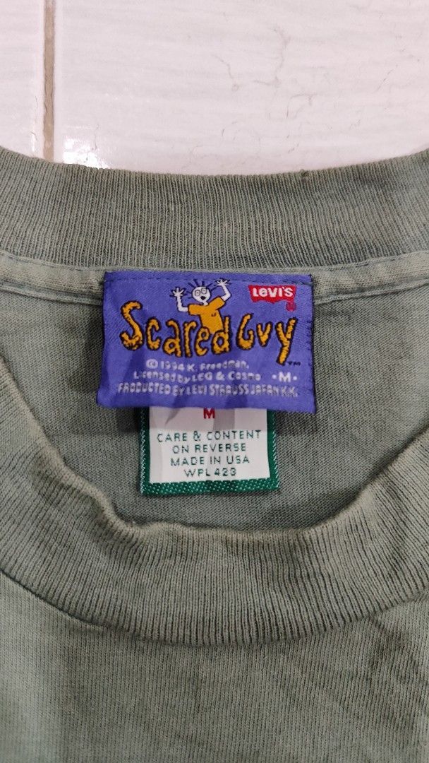 Levi's Levi’s Vintage “Scared Guy” Graphic Tee (1994) Size US M / EU 48-50 / 2 - 6 Thumbnail