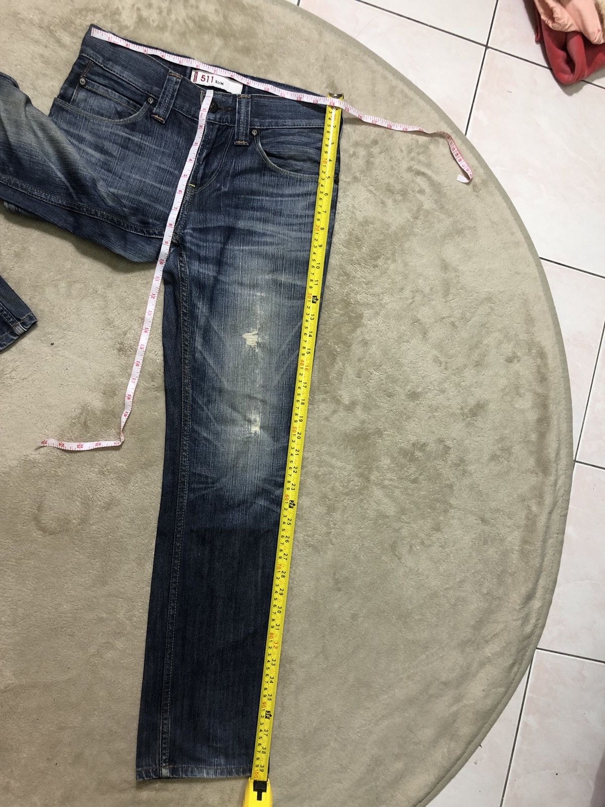 Levi's × Vintage Vintage Levi’s 511 Slim Fit Denim Size US 29 - 22 Thumbnail