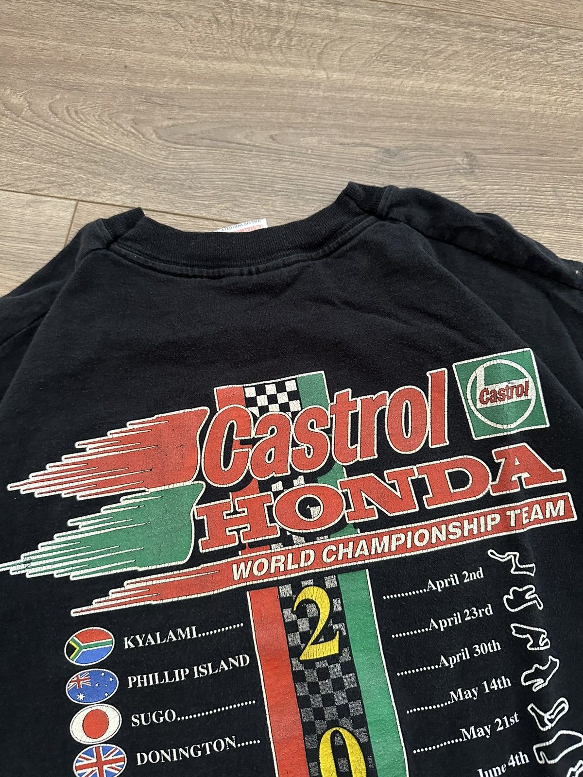 Honda 🔥VINTAGE HONDA CASTROL WORLD CHAMPIONSHIP TEAM 2000🔥 Size US L / EU 52-54 / 3 - 7 Thumbnail