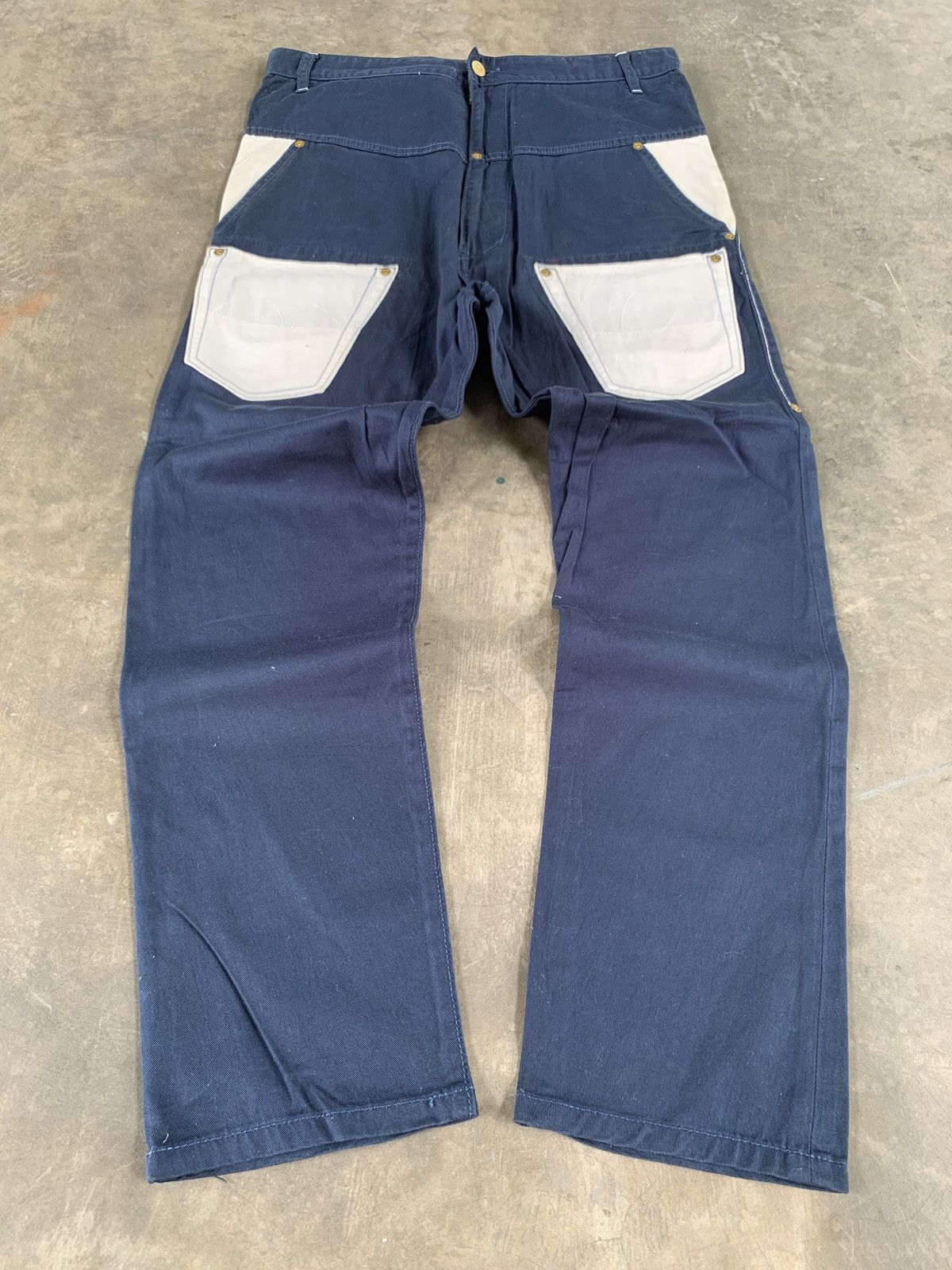 mercibeaucoup Mercibeaucop issey miyeake drop crotch contrast down pocket Size US 31 - 3 Thumbnail