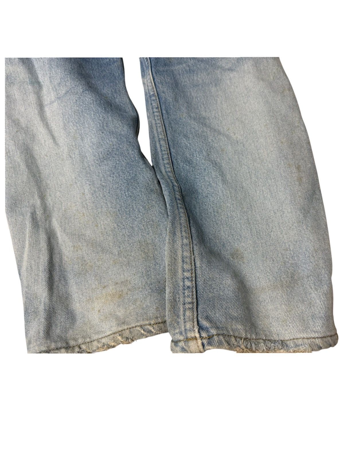 Vintage VTG 90s Levi's 501 Made in USA Thrashed Distressed Size US 29 - 6 Thumbnail