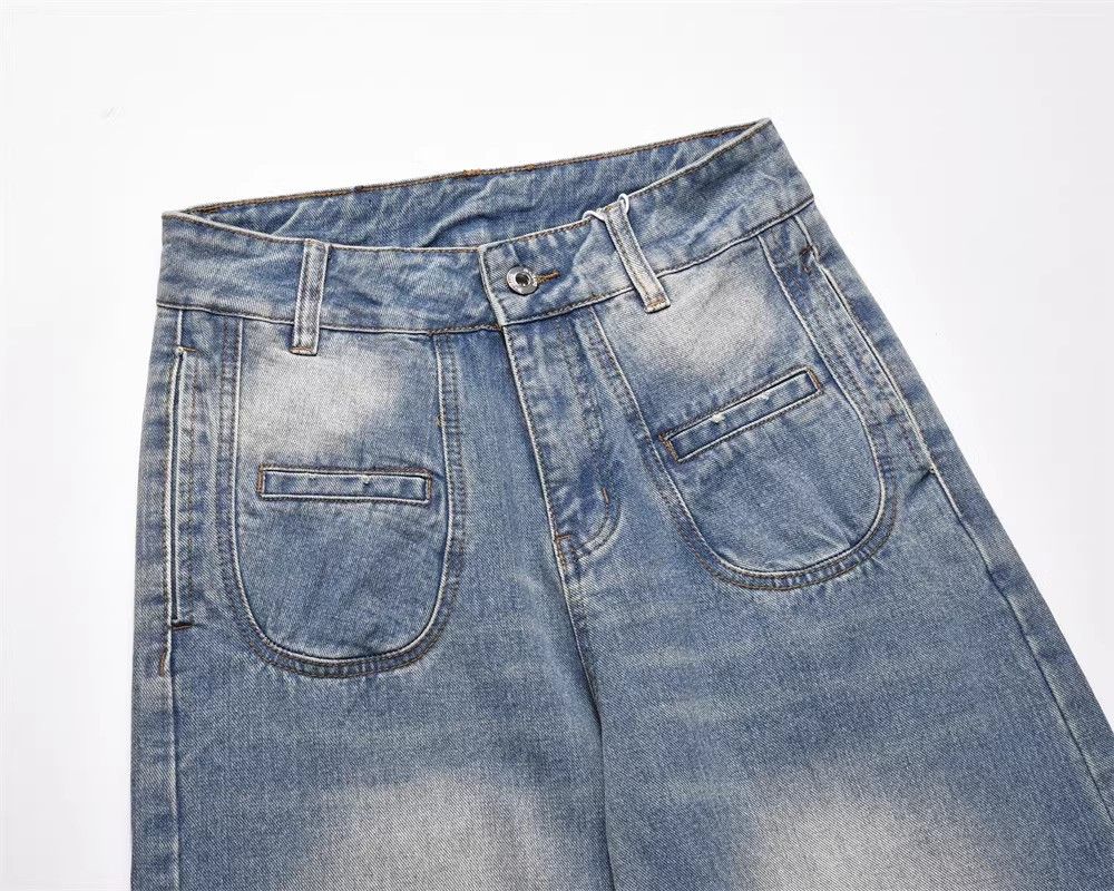 Japanese Brand × Jean Men's high street loose casual gradient jeans Size US 32 / EU 48 - 3 Thumbnail