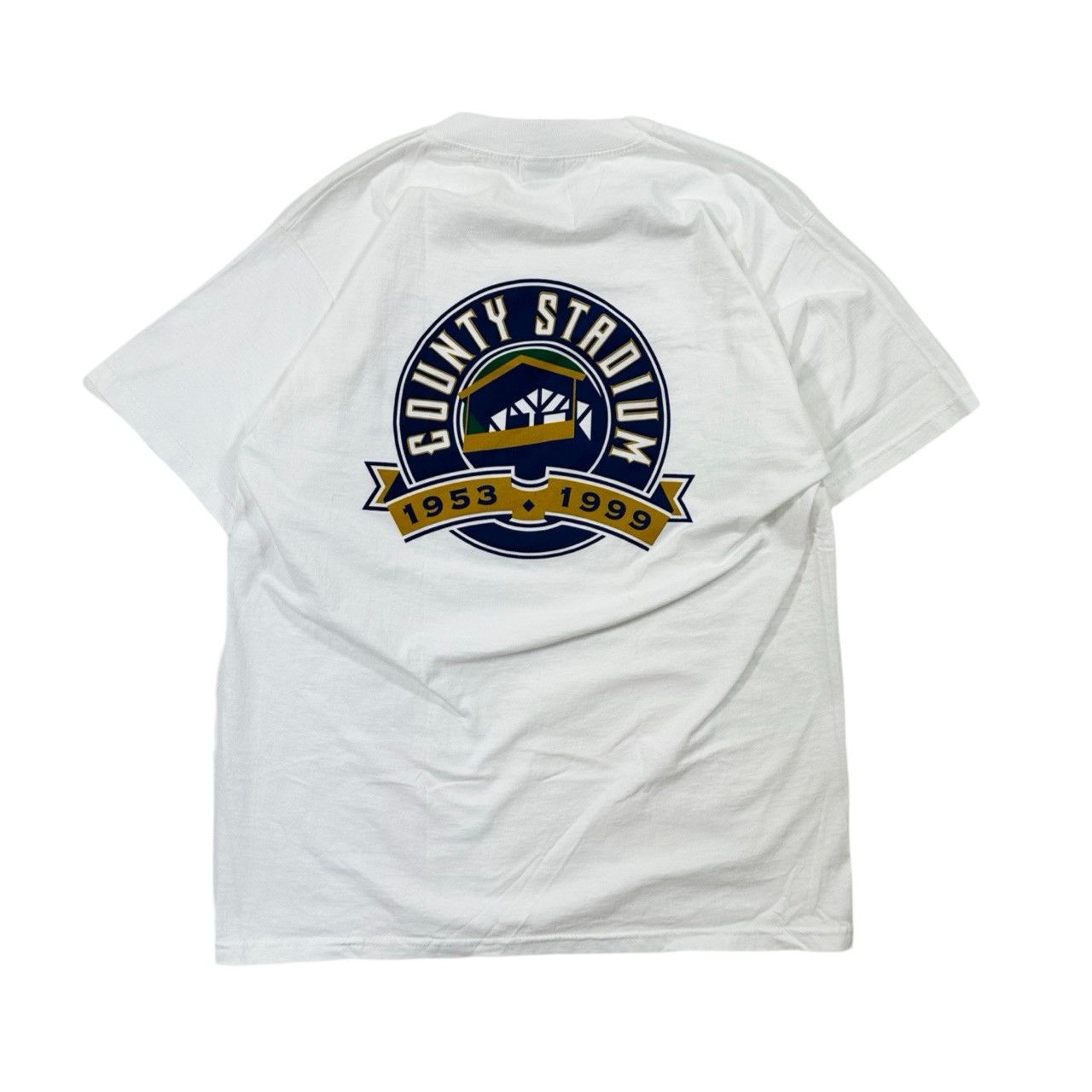 Vintage Vintage 1999 Milwaukee Brewers County Stadium Graphic Size US L / EU 52-54 / 3 - 4 Thumbnail