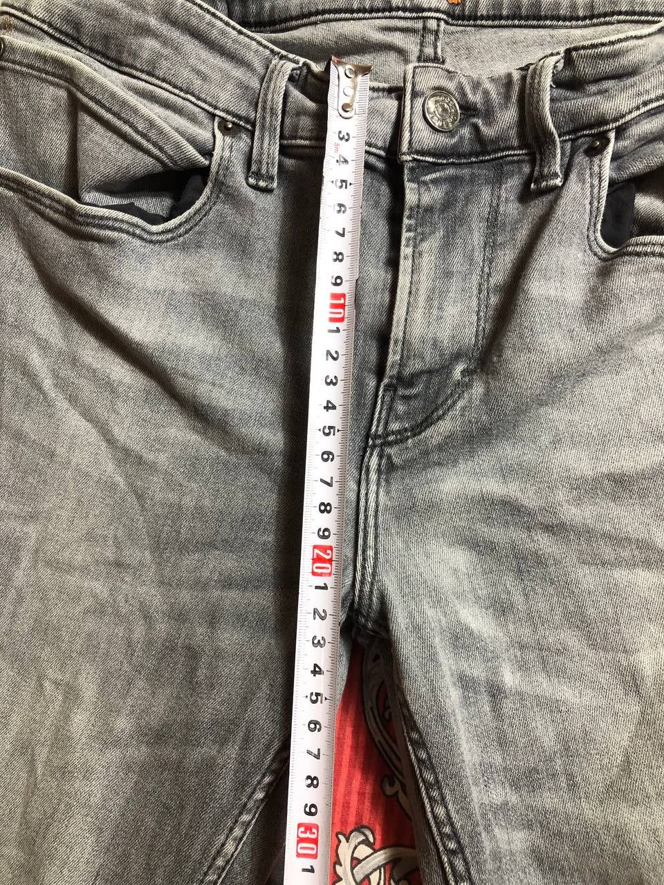 Hugo Boss Dirty Painted Distressed Thrashed Faded Baggy Jeans Y2K Size US 32 / EU 48 - 12 Thumbnail