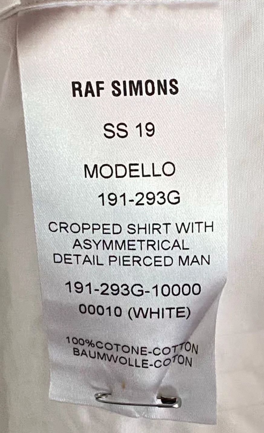 Raf Simons Raf Simons ss19 white shirt-2505 Size US M / EU 48-50 / 2 - 3 Thumbnail