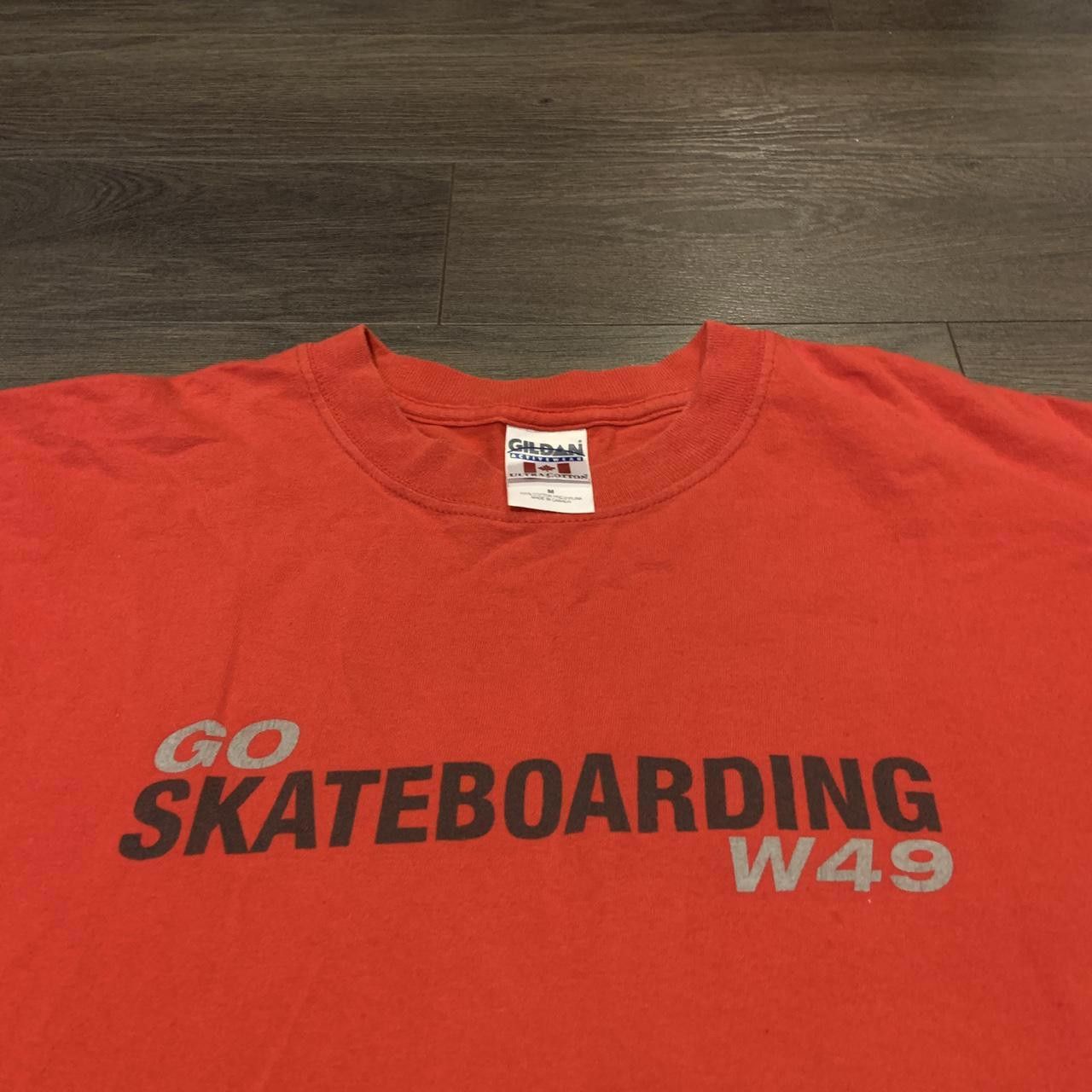 Designer Vintage West 49 Go Skateboarding T Shirt Size US M / EU 48-50 / 2 - 1 Thumbnail