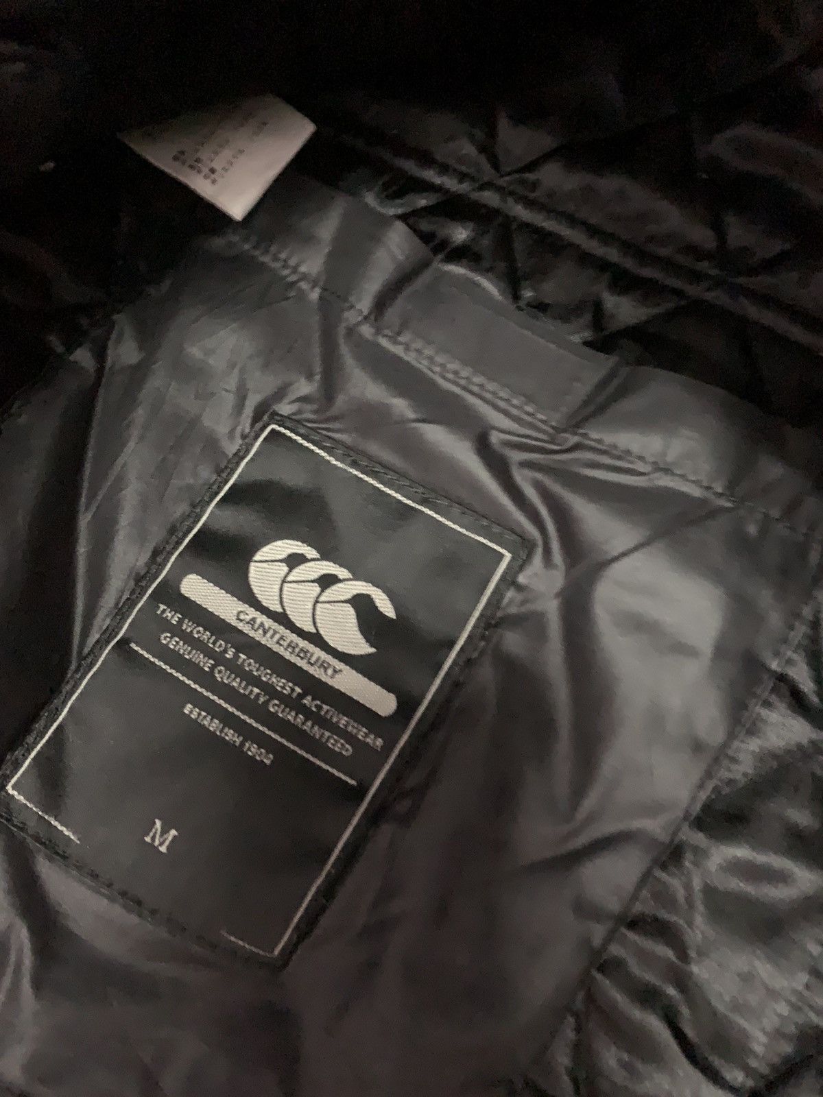 Canterbury of New Zealand Vtg Canterbury Quilted Black Jacket Size US M / EU 48-50 / 2 - 8 Thumbnail