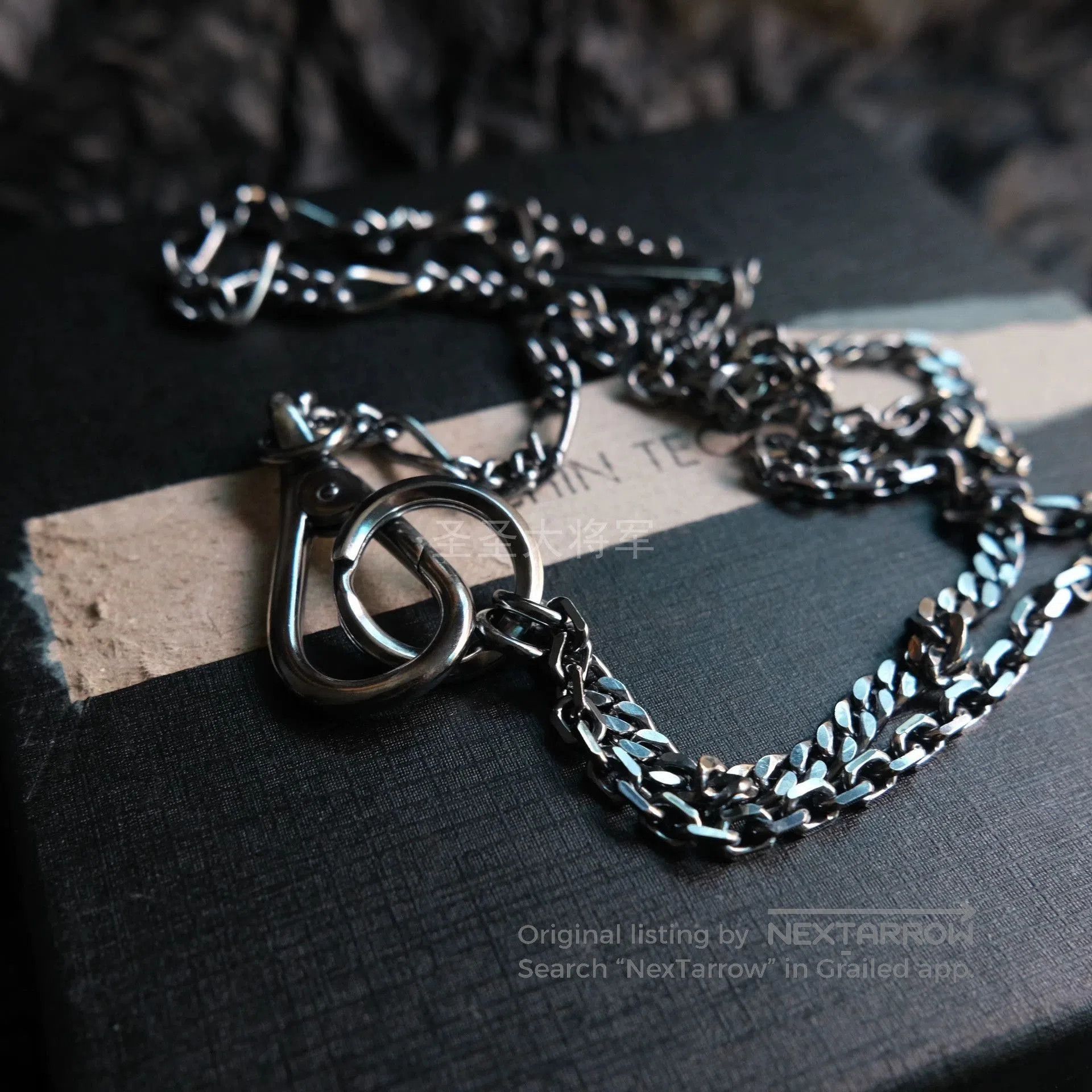 Chin Teo Silver Double Chain Link Necklace. Size ONE SIZE - 4 Thumbnail