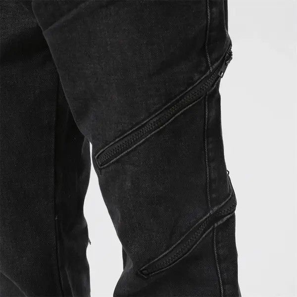 Vintage Aoyama x Nan punk flared cargo jeans Size US 34 / EU 50 - 4 Thumbnail