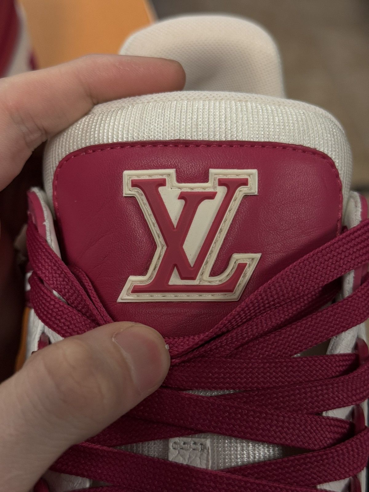 Louis Vuitton Louis Vuitton Low Top Pink Trainers Size 9LV/10US (NEW) Size US 10 / EU 43 - 11 Thumbnail