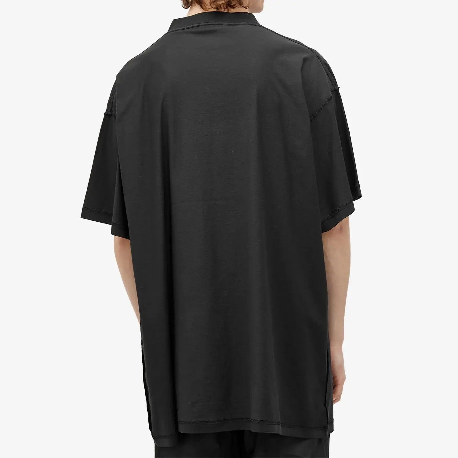 Balenciaga o1la1rc1a0625 Inside-Out BB Classic T-Shirt Oversized Black Size US XXL / EU 58 / 5 - 3 Thumbnail