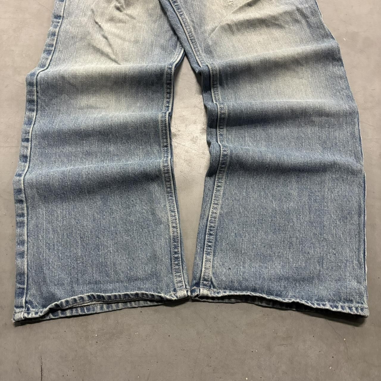 Vintage Crazy Vintage Y2K/2000s Super Baggy Ripped Grunge Skater Medium Wash Denim Jeans! Size US 36 / EU 52 - 3 Thumbnail