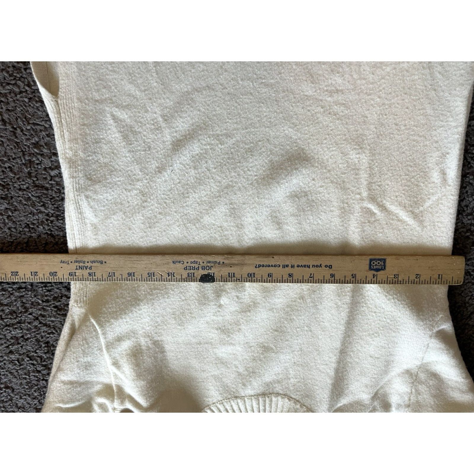 Anthropologie Anthropologie Womens XS Ivory Button Turtleneck Pullover Sweater Tunic Size XS / US 0-2 / IT 36-38 - 4 Thumbnail
