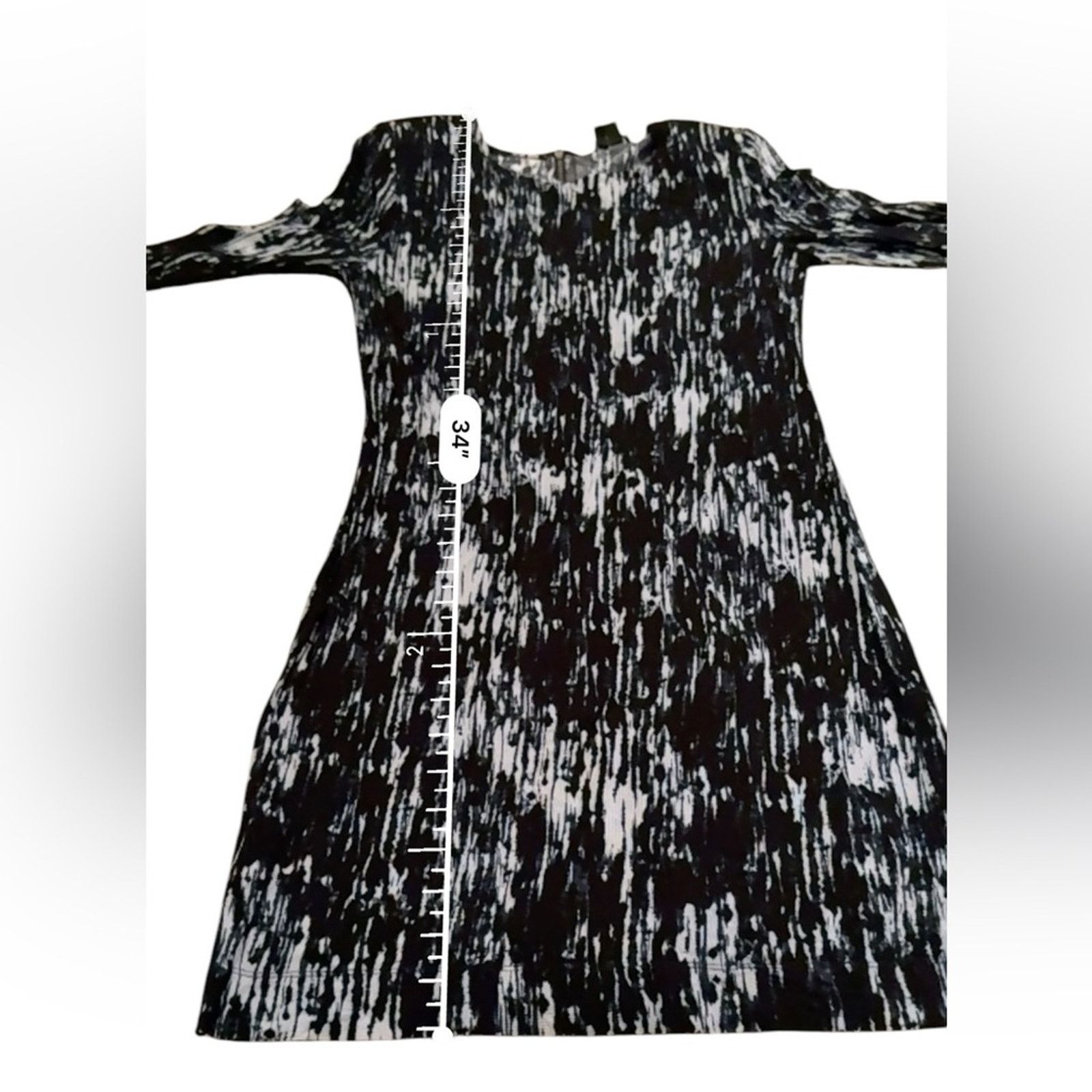 Theory Theory Madelina Storm Cloud Long Sleeve Mini Sheath Dress Size S / US 4 / IT 40 - 9 Thumbnail