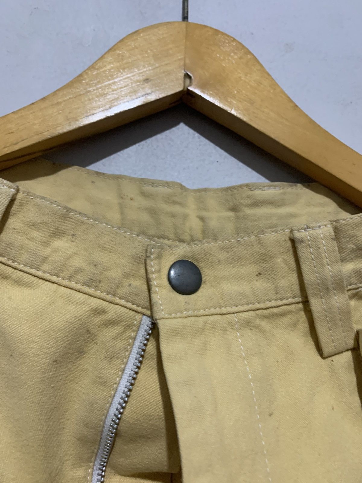 St. John Pant Denim Jeans St.John Yellow Vintage 80s Second Original Size US 30 / EU 46 - 3 Thumbnail