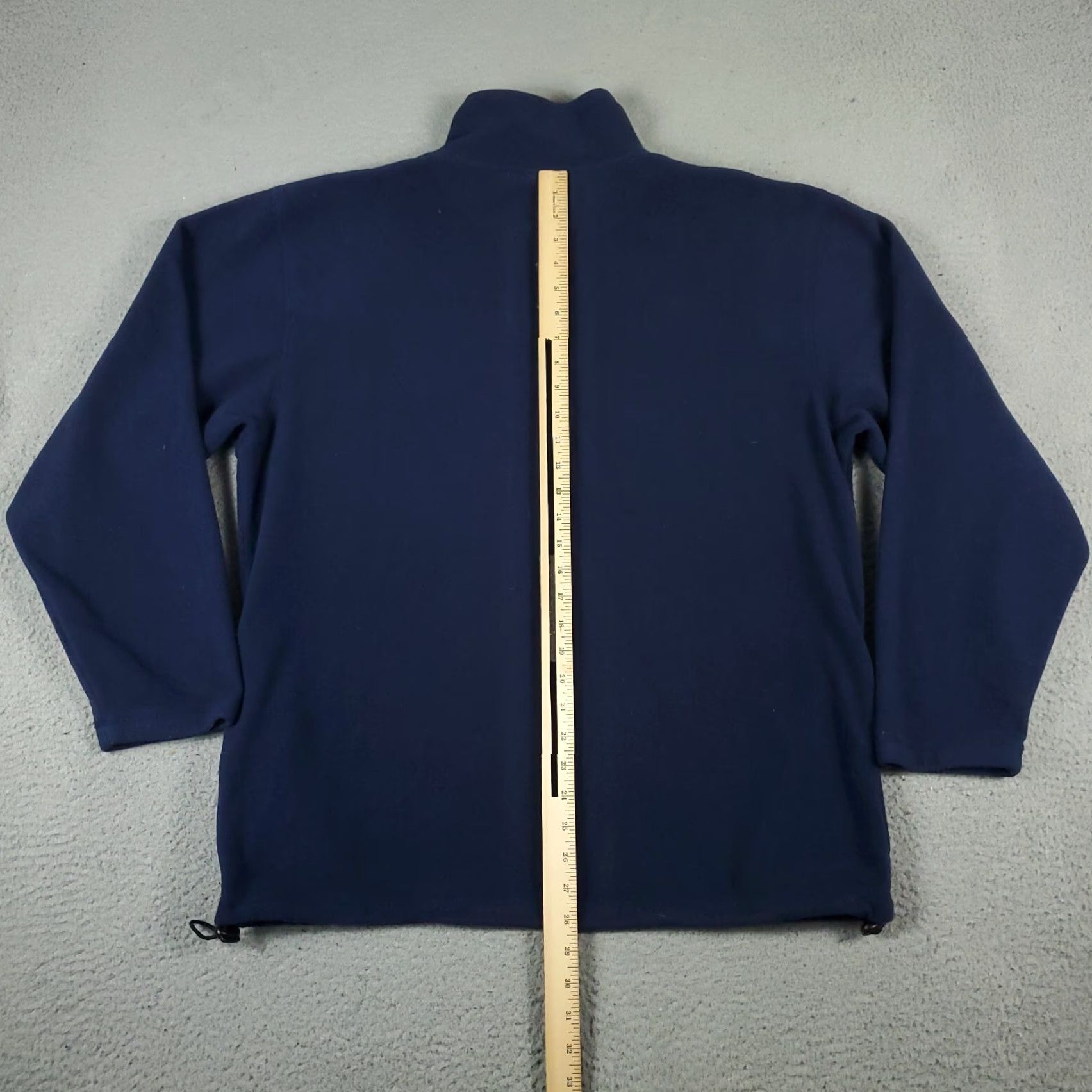 Reebok Reebok Sweater Mens Large Navy Blue Fleece 1/4 Zip Up Pullover Sweatshirt Size US L / EU 52-54 / 3 - 6 Thumbnail