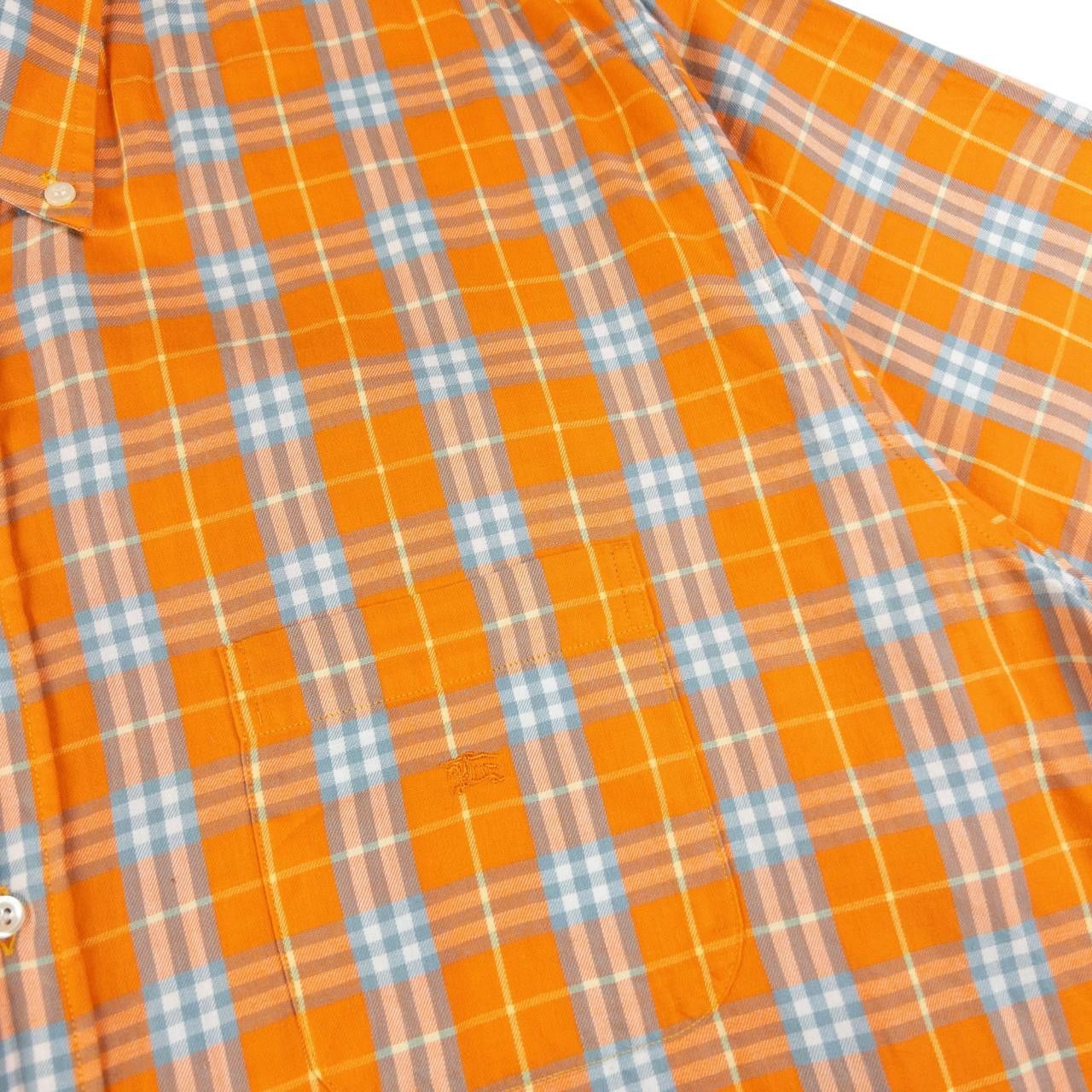 Burberry Vintage Burberry Nova Check Short Sleeve Button Up Shirt XL Size US XL / EU 56 / 4 - 4 Thumbnail