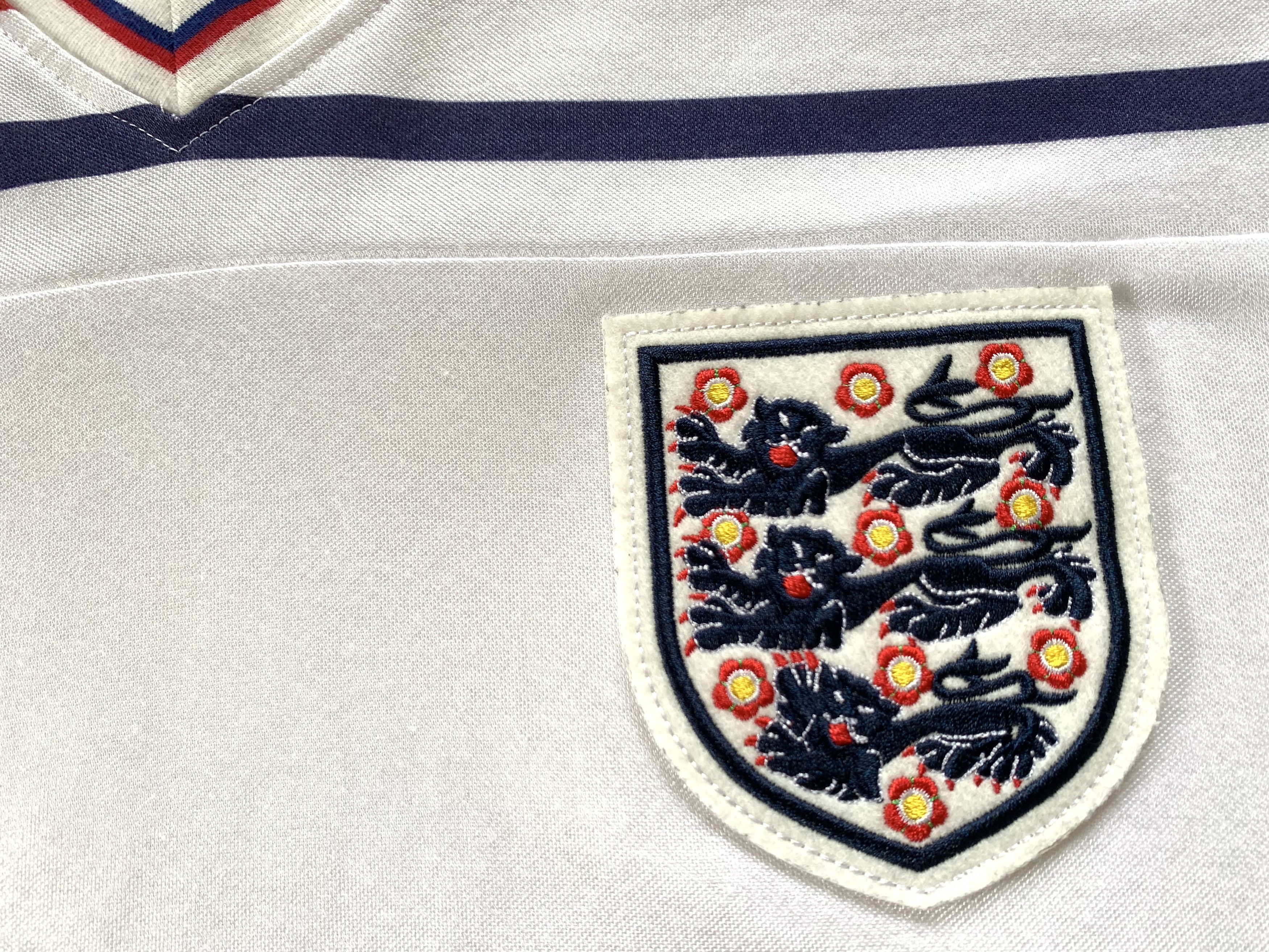 Vintage Vintage Score Draw England White T-Shirt Jersey Size US S / EU 44-46 / 1 - 5 Thumbnail