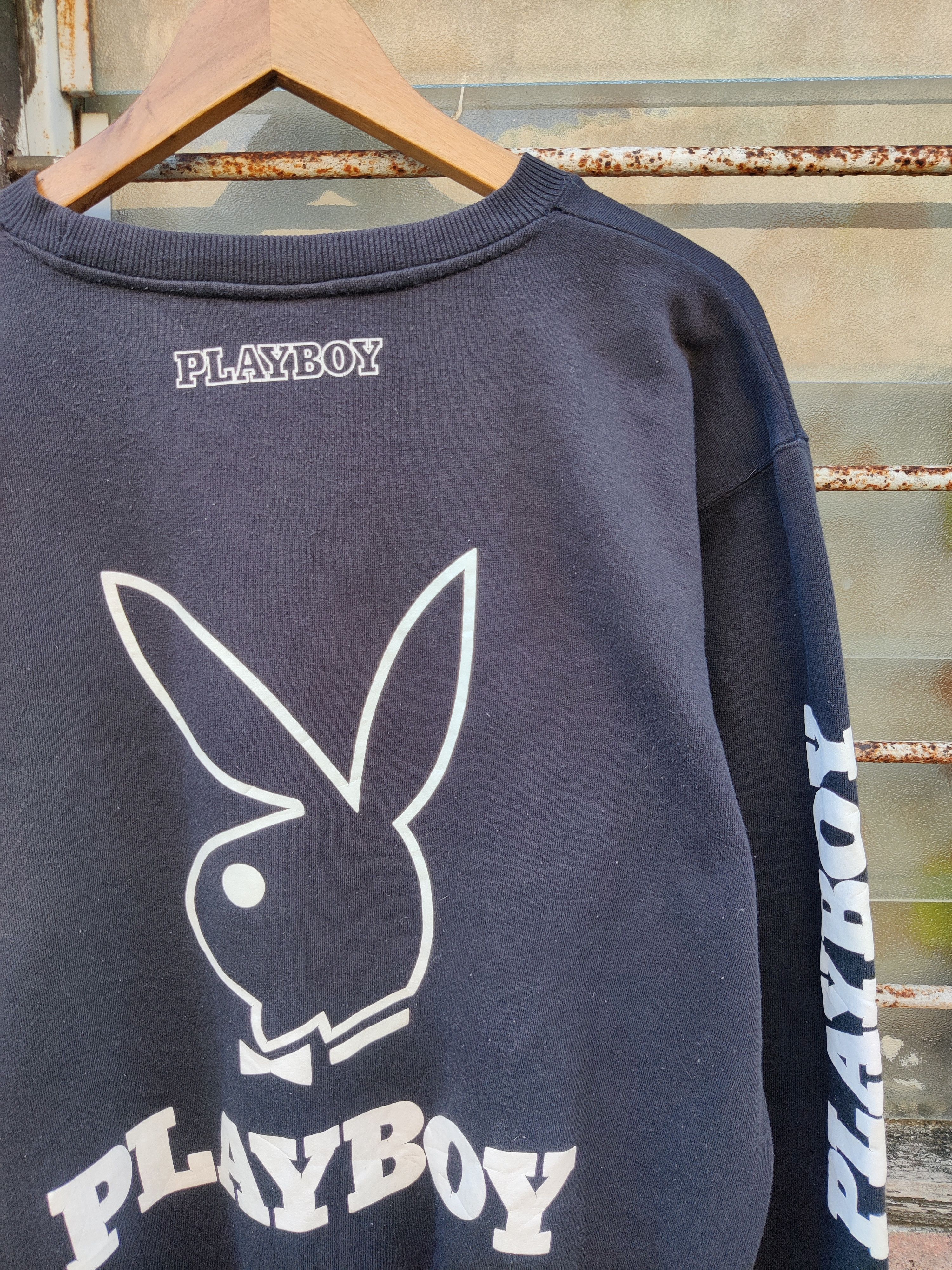 Other Vintage Playboy Sport Big Logo Sweatshirt Size US L / EU 52-54 / 3 - 3 Thumbnail