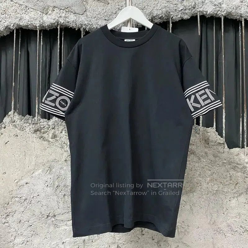 KENZO Black Cotton S Size Women's T-Shirt .
