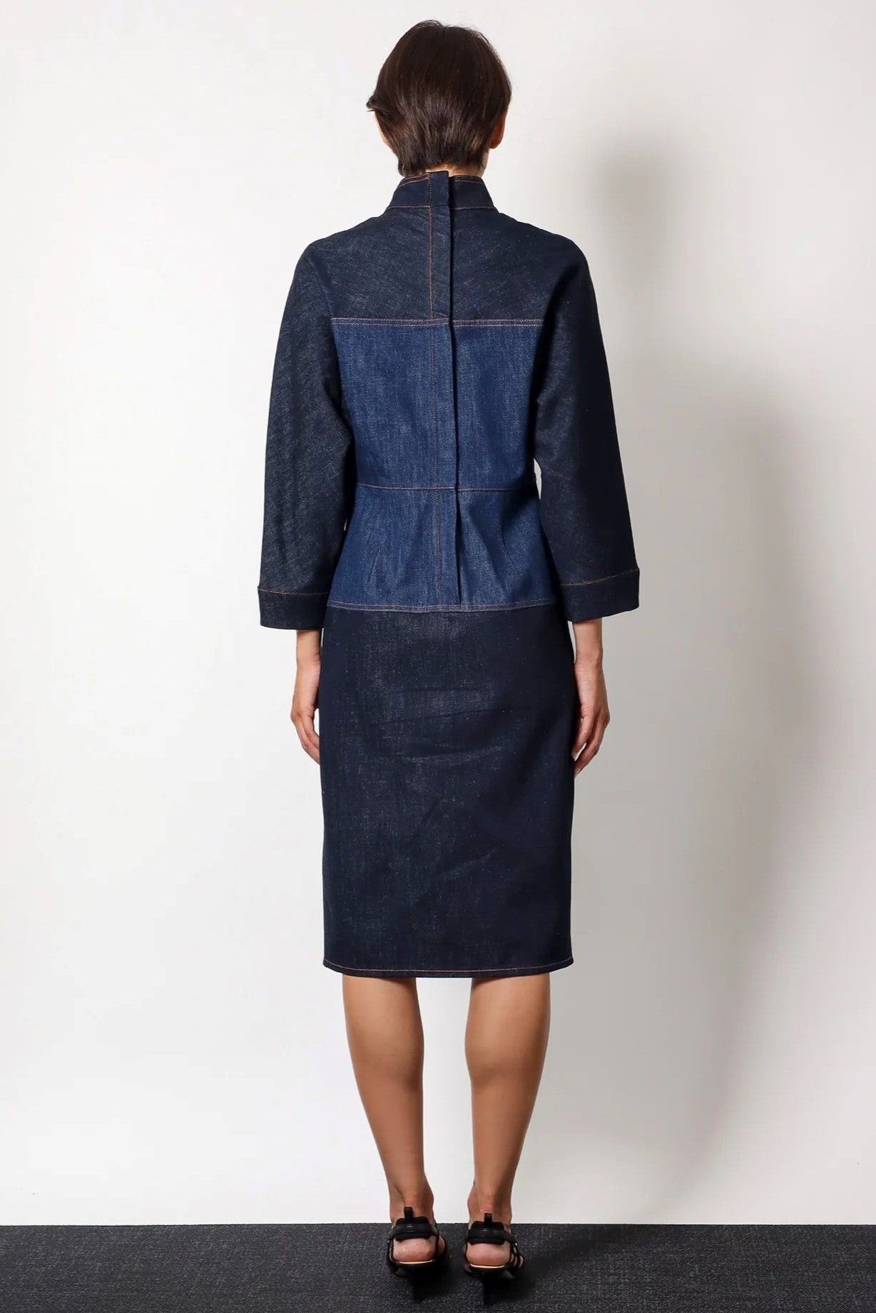 Fendi o1s1wg110825 Dress in Blue Size L / US 10 / IT 46 - 3 Thumbnail
