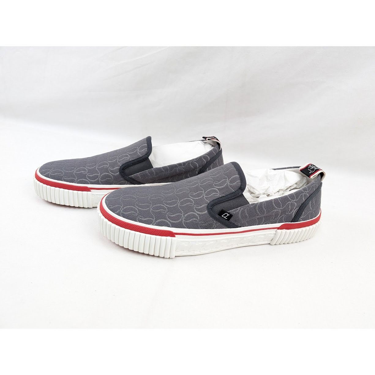 Christian Louboutin o1rshd1 Pedro Boat Flat Sneakers in Smoky Size US 11 / EU 44 - 16 Thumbnail
