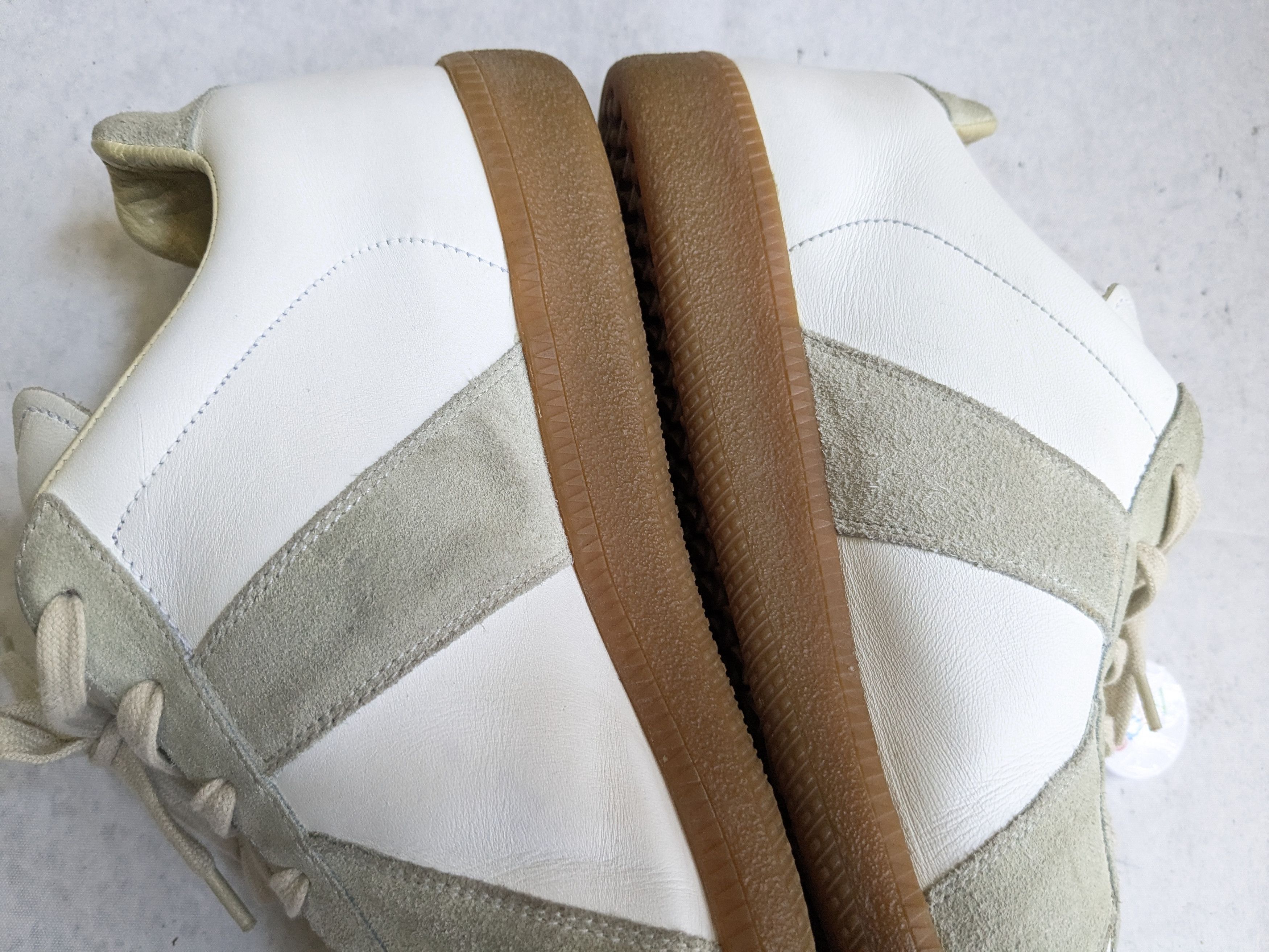 Maison Margiela Maison Margiela Replica GAT White Gray 12 45 Low Tops Size US 12 / EU 45 - 17 Thumbnail