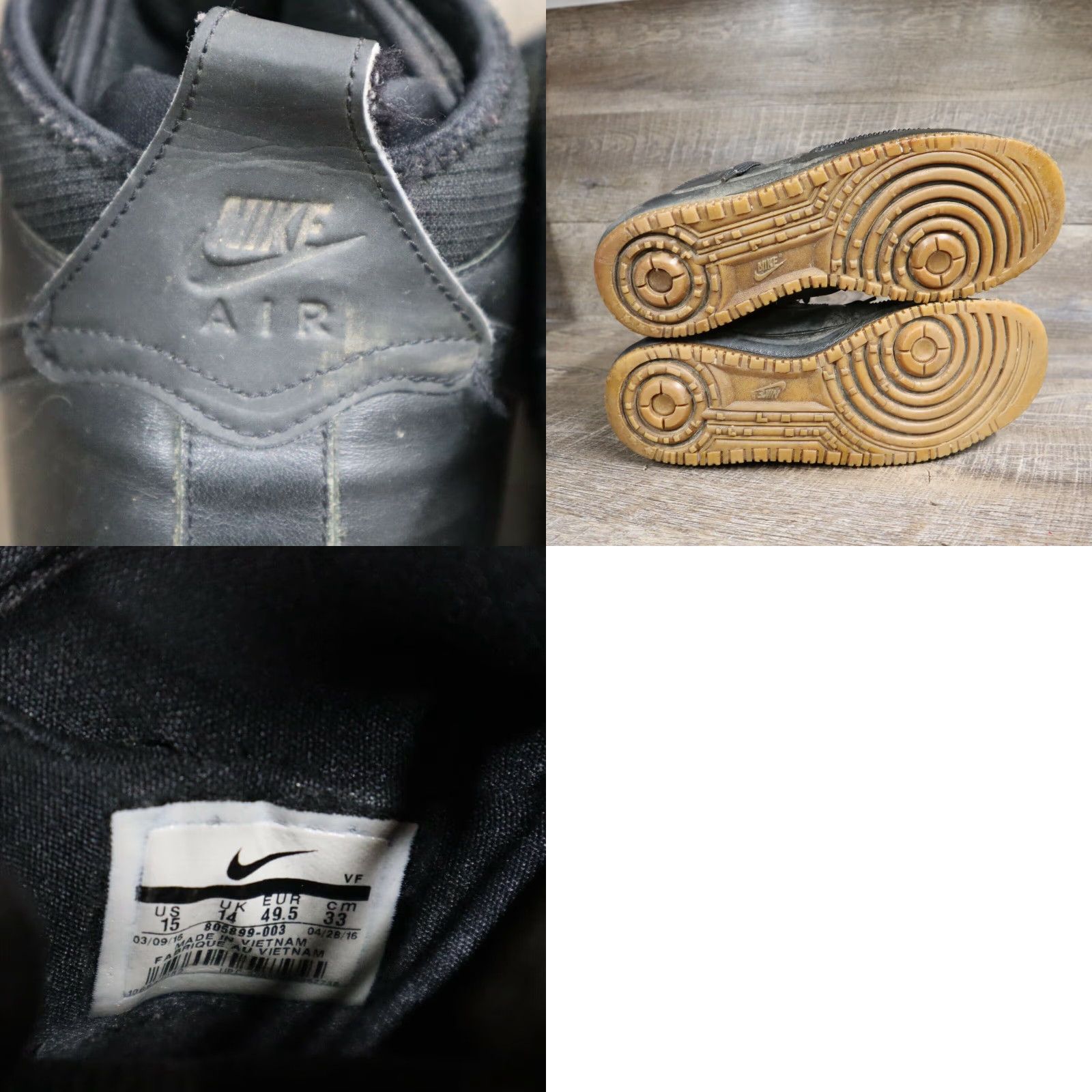 Nike Nike Lunar Force 1 Duckboot Boots Men's Size 15 Black Size US 15 / EU 48 - 8 Thumbnail