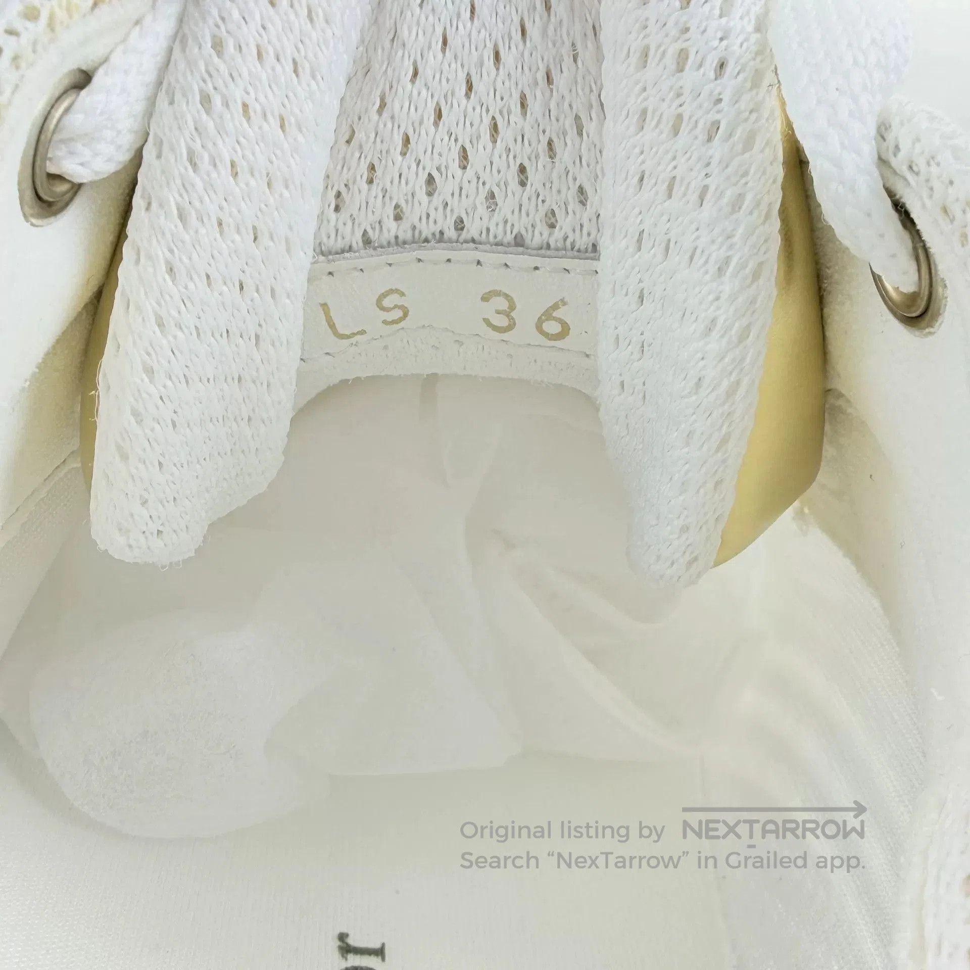 Dior Dior Vibe White Gold Monogram Sneakers. Size US 5 / IT 35 - 7 Thumbnail