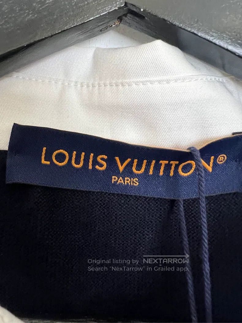 Louis Vuitton Louis Vuitton Pearl button embroidered monogram short slee Size US L / EU 52-54 / 3 - 5 Thumbnail