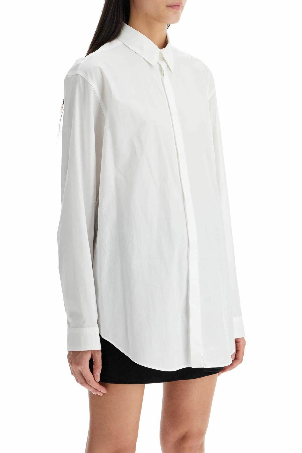 Moncler o1y1125 Solid Color Shirt in White Size S / US 4 / IT 40 - 2 Thumbnail
