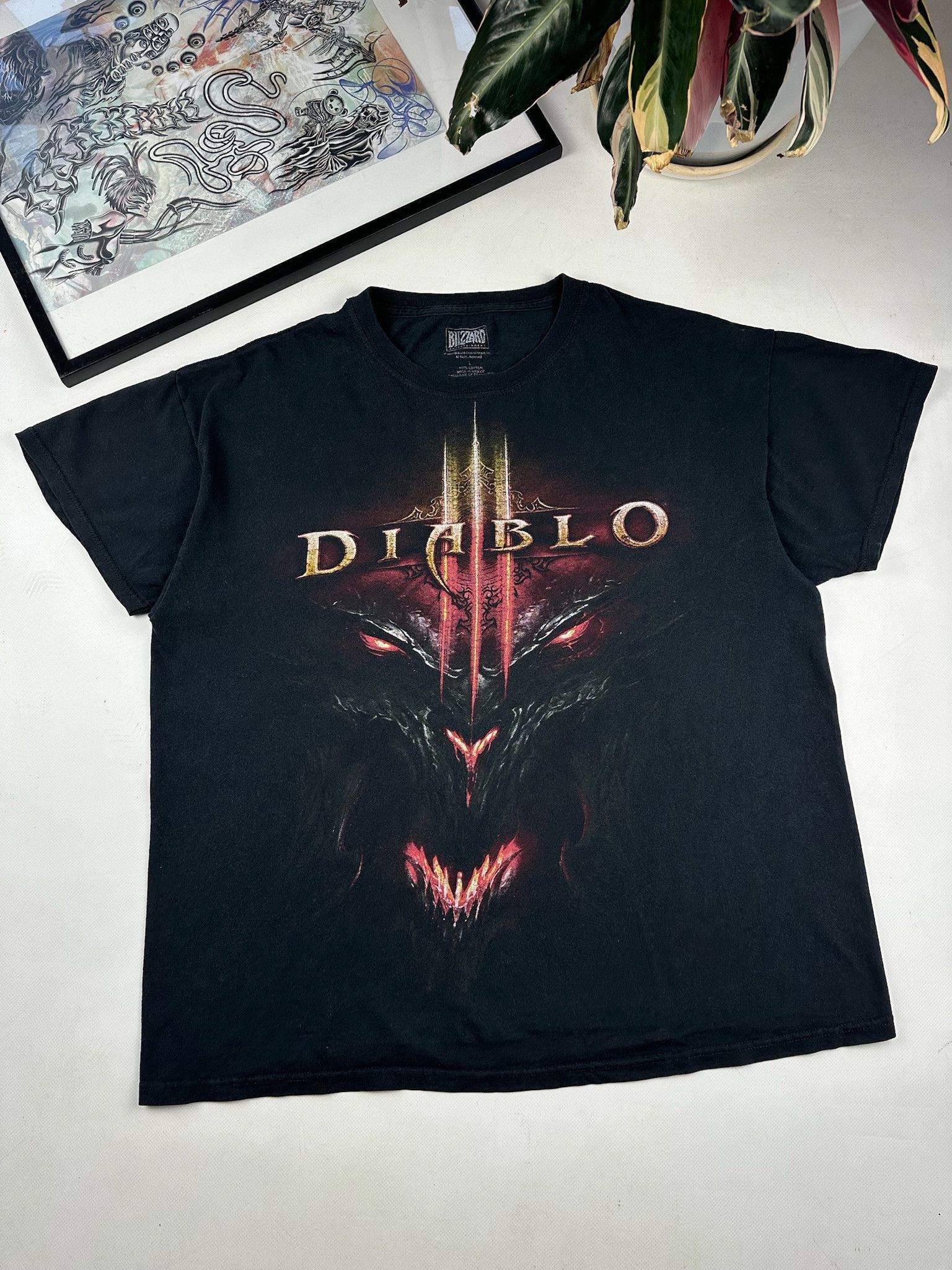 Playstation Vintage Y2K Diablo 3 tee Size US L / EU 52-54 / 3 - 1 Thumbnail