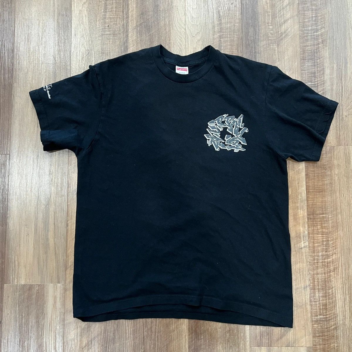 Supreme Supreme Support Unit Tee Black Size US M / EU 48-50 / 2 - 1 Thumbnail