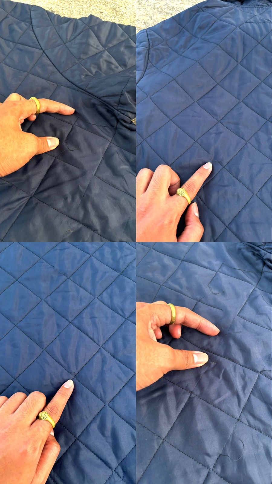 Barbour × Vintage Vintage Barbour Liddesdale Quilted Jacket XL Navy Size US XL / EU 56 / 4 - 17 Thumbnail