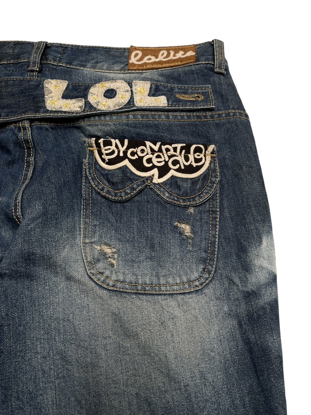 If Six Was Nine × Japanese Brand Rare Design Vintage Japanese Brand Lolita Jeans 1990s Size US 34 / EU 50 - 6 Thumbnail