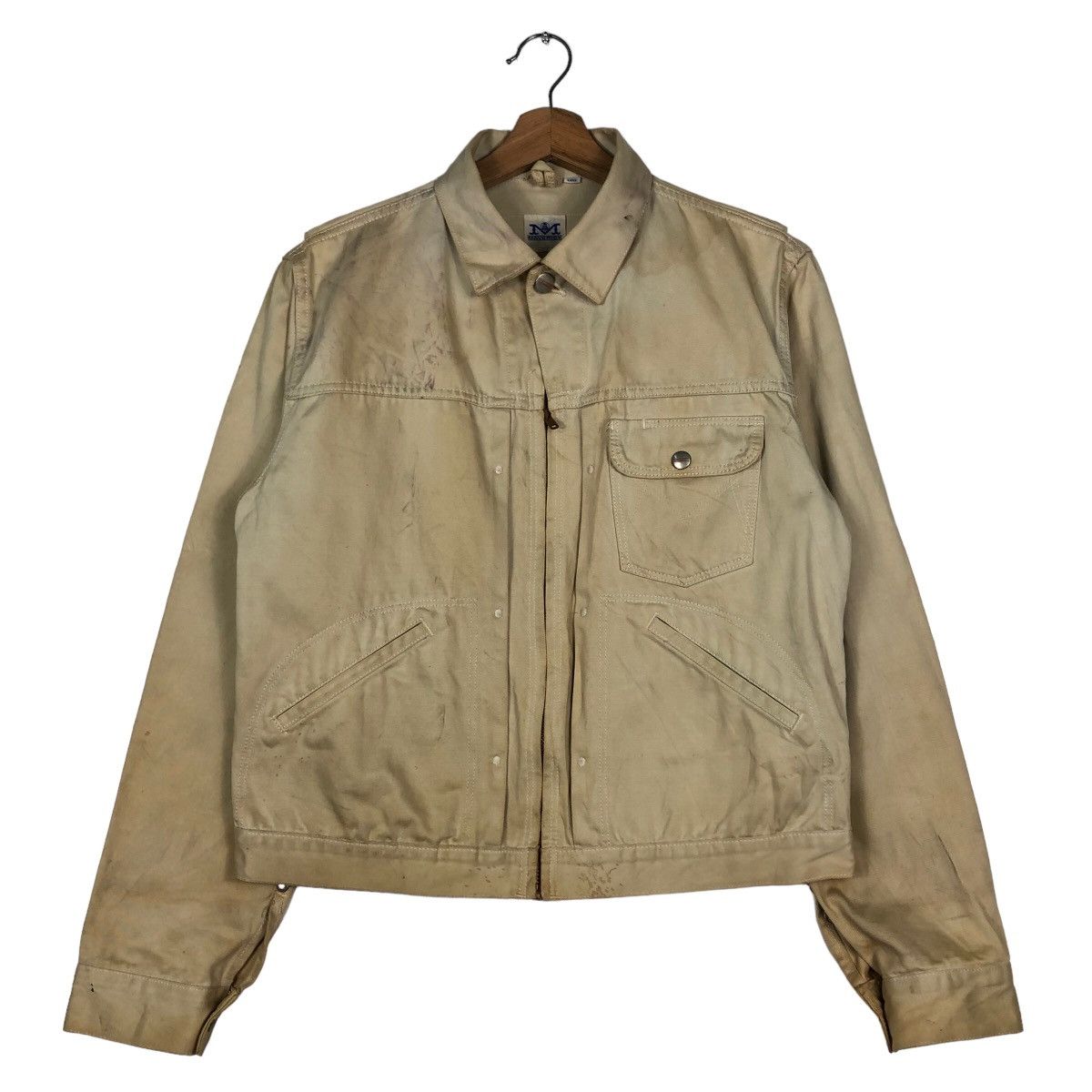 Japanese Brand 🔥Vintage 60’s Cropped Biker Jacket Maverick Talon Zipper Size US L / EU 52-54 / 3 - 1 Thumbnail