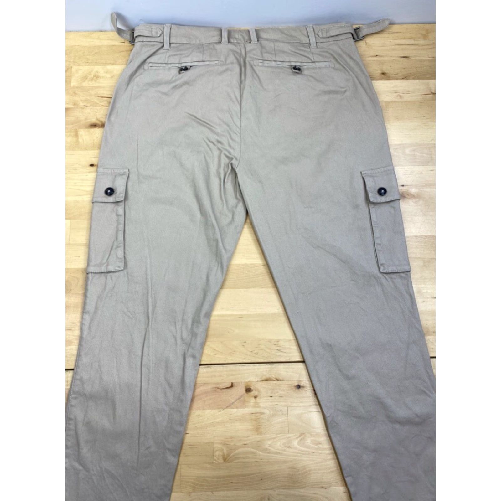 Vintage Marcel Floruss Beige Cargo Pants Size 32 Men Pants Regular Inseam 30 Beige Cargo American Lifestyle Mens Size US 32 / EU 48 - 3 Thumbnail